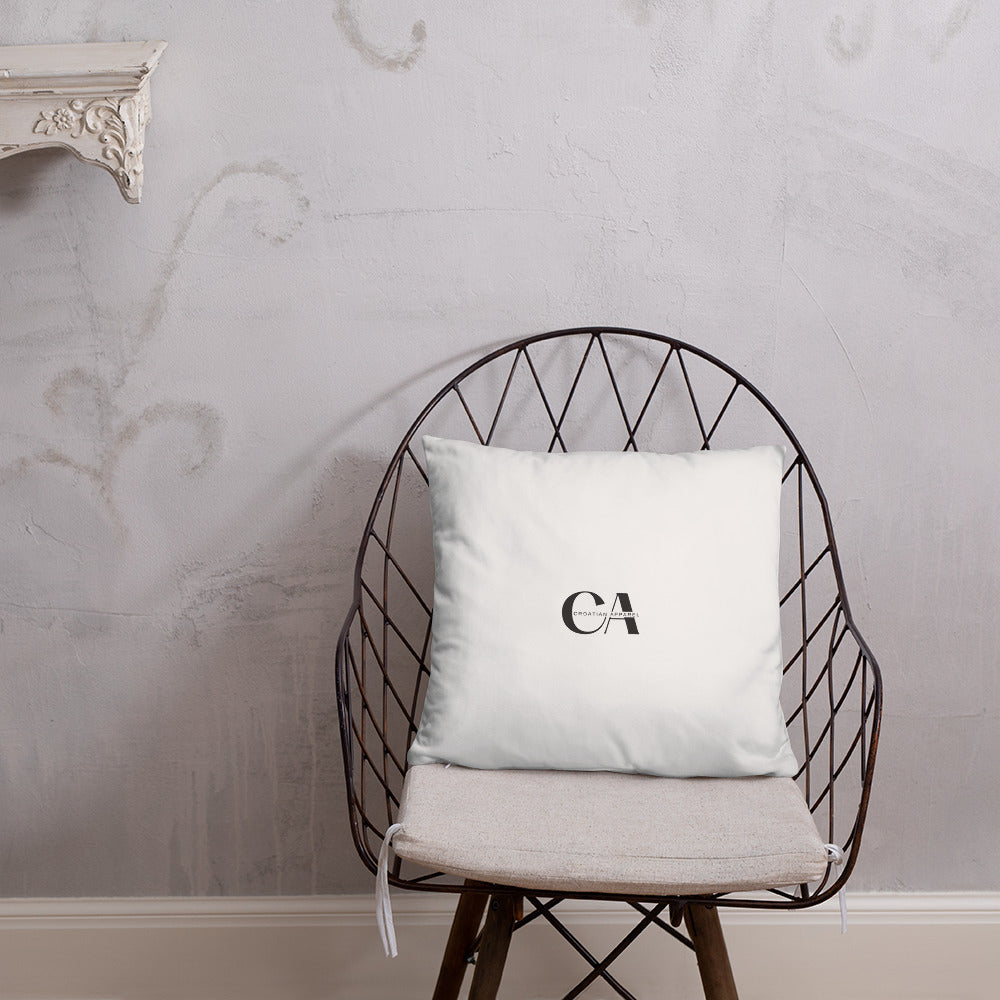 Croatian Waterfront Basic Pillow