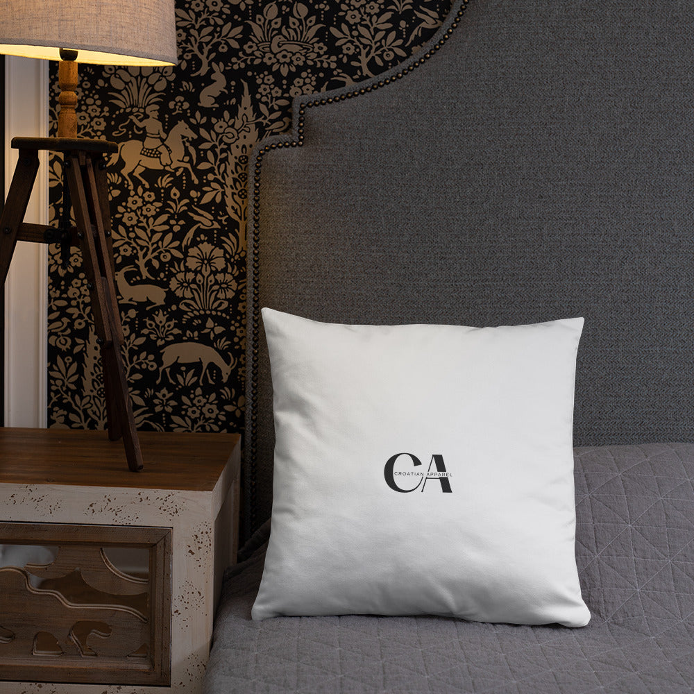 Croatian Waterfront Basic Pillow