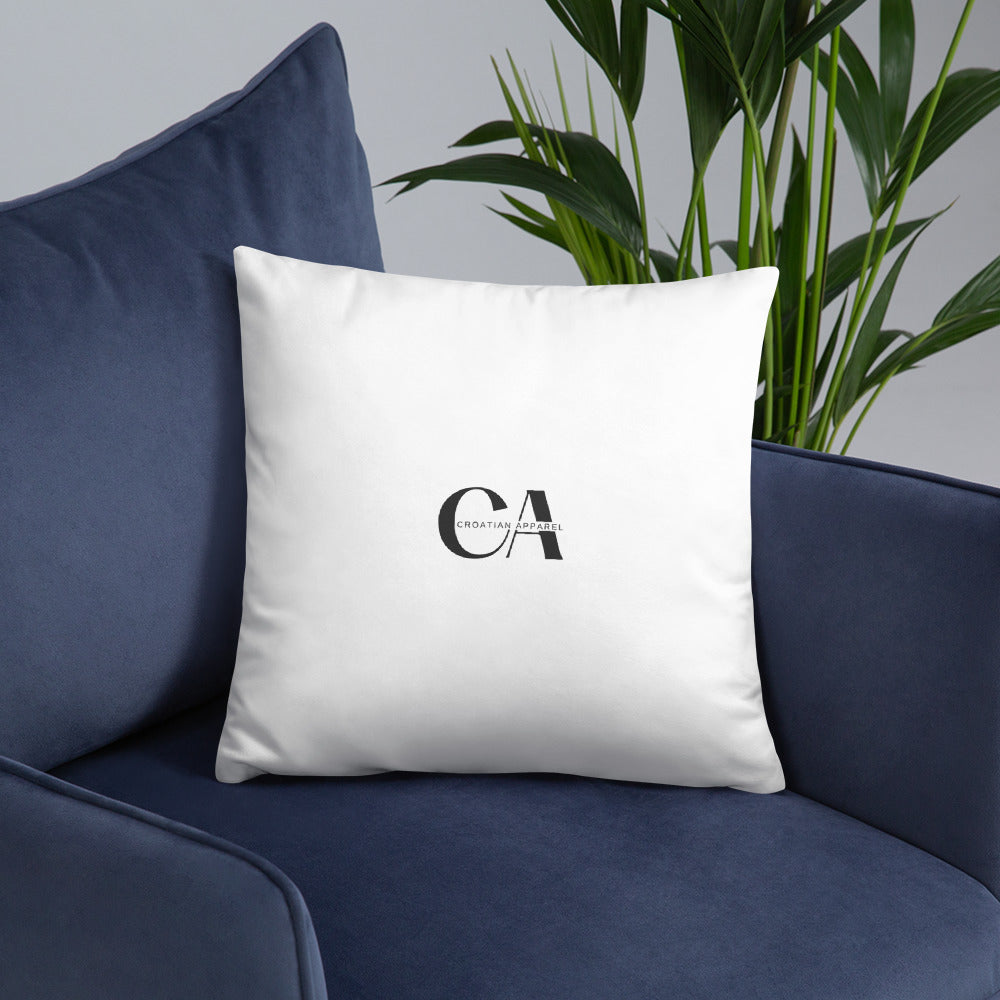 Croatian Waterfront Basic Pillow