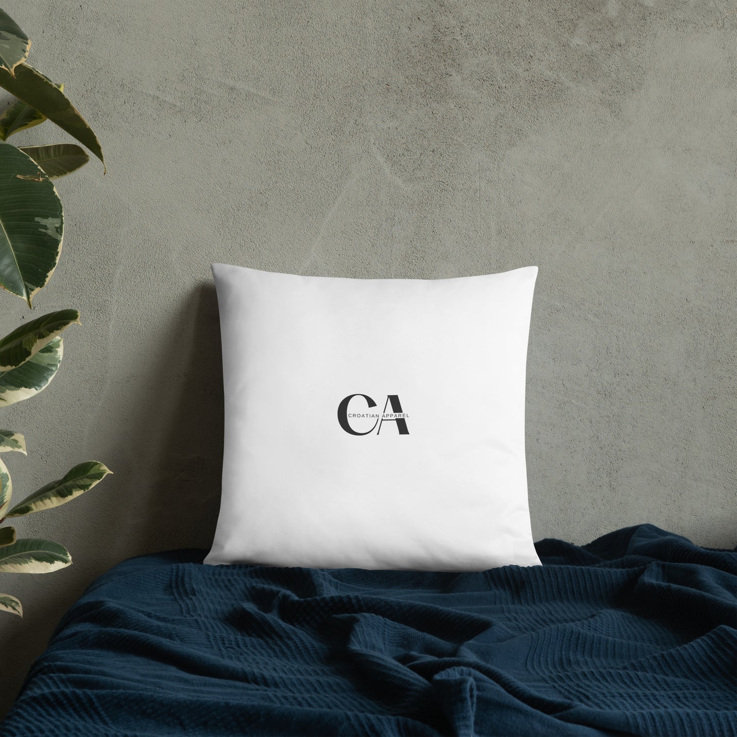 Croatian Waterfront Basic Pillow