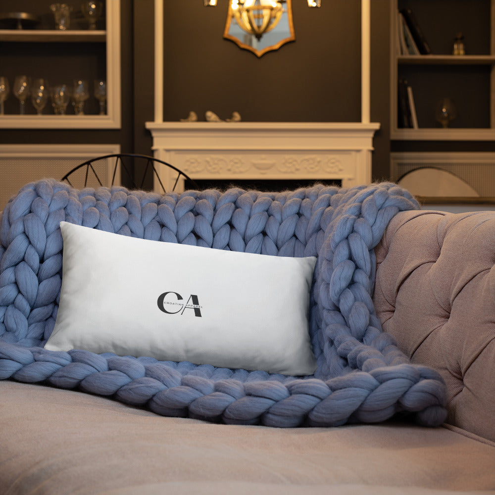 Croatian Waterfront Basic Pillow