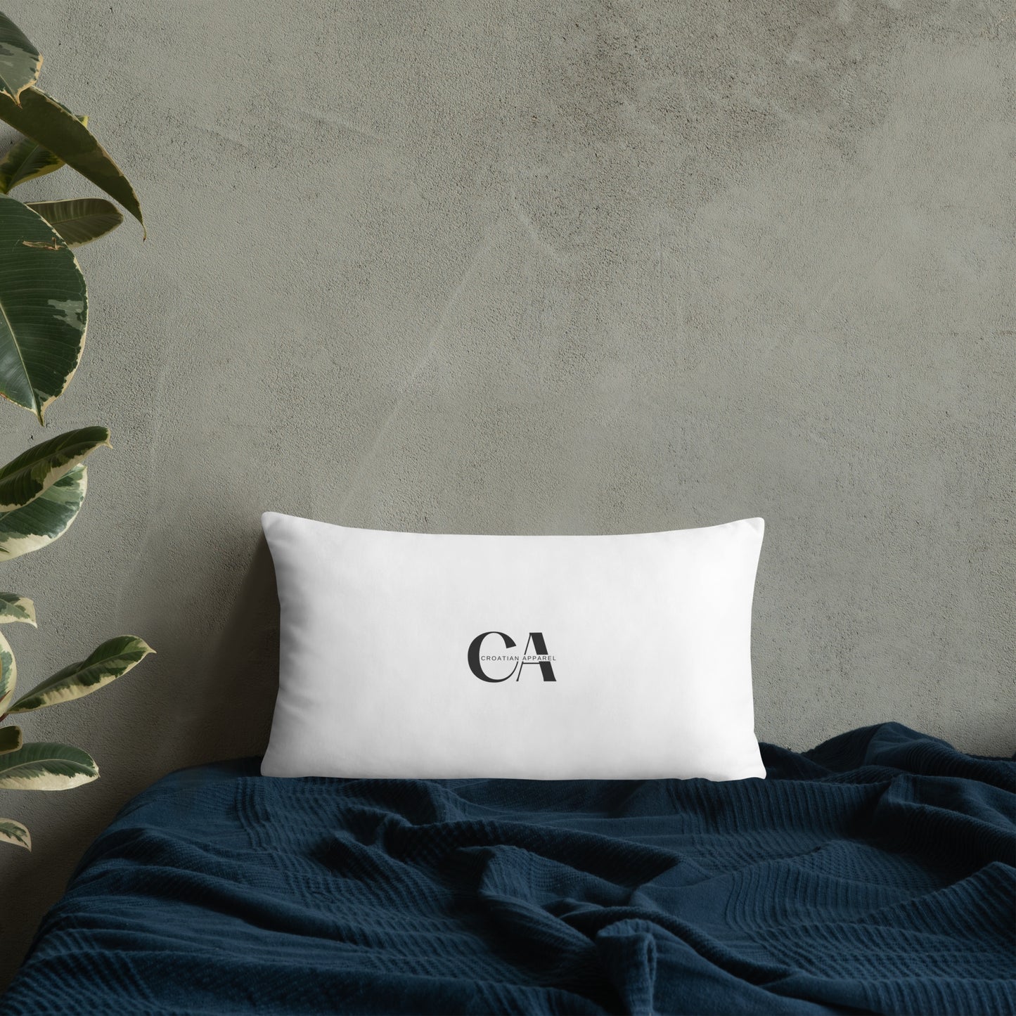 Croatian Waterfront Basic Pillow