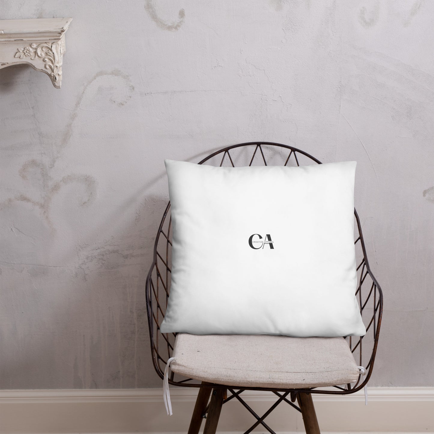 Croatian Waterfront Basic Pillow