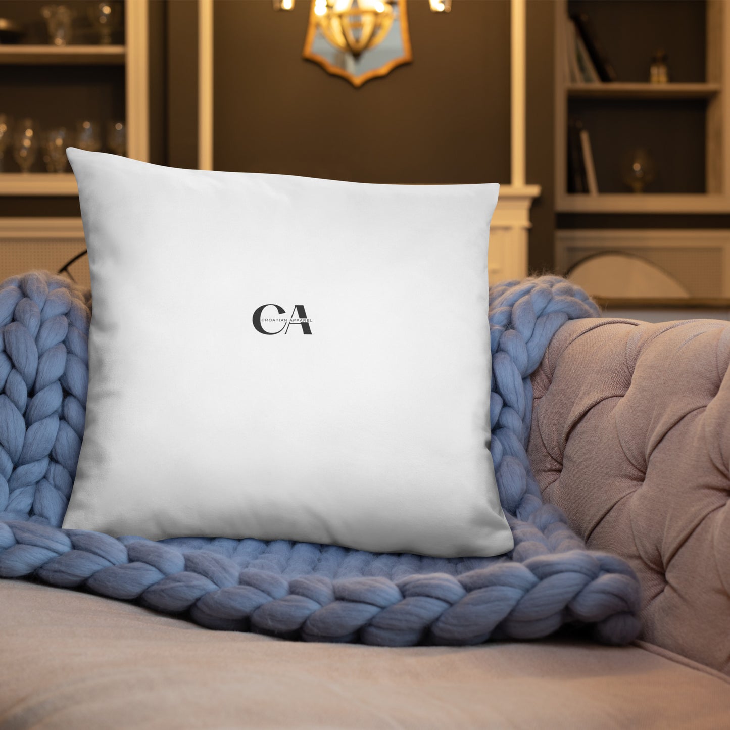Croatian Waterfront Basic Pillow