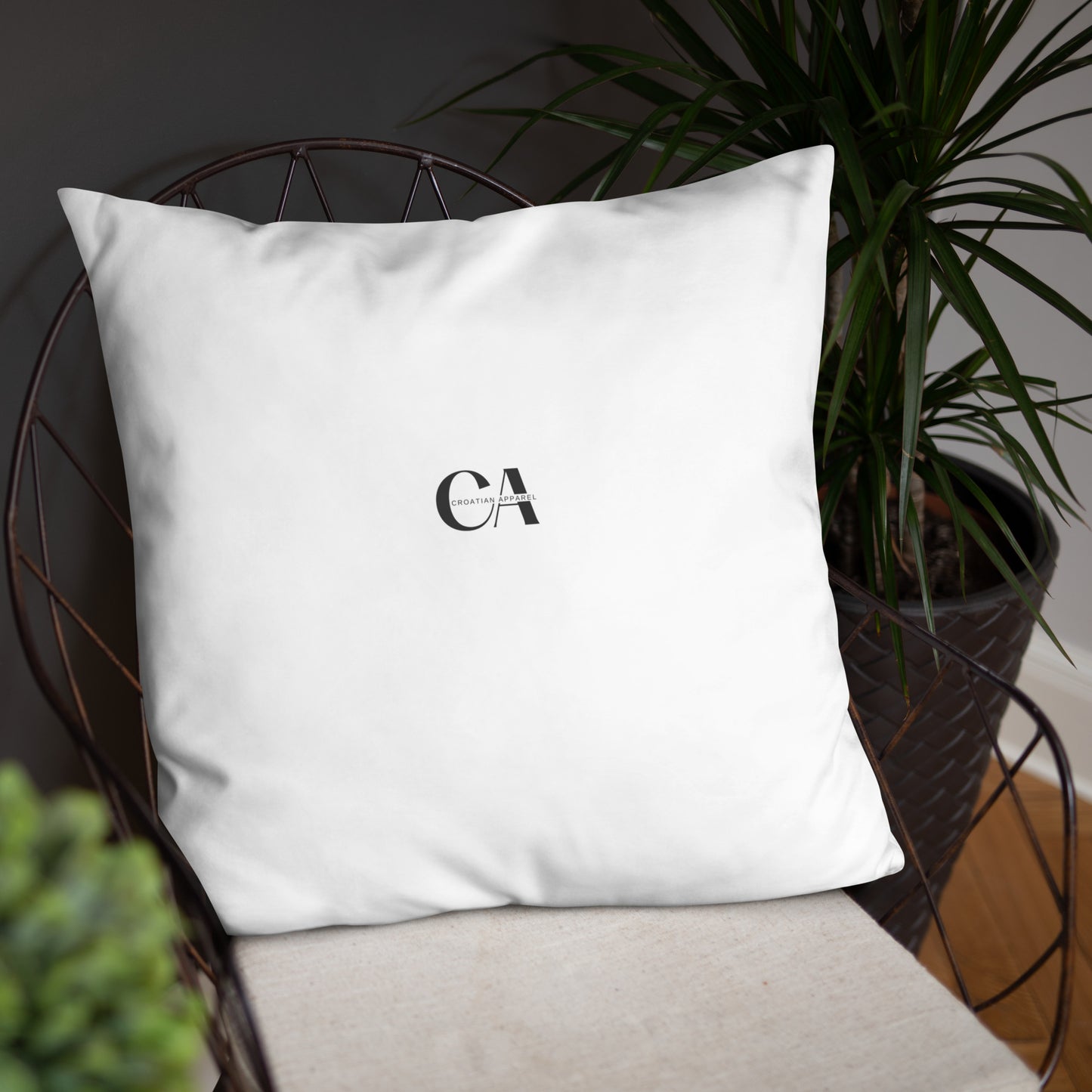Croatian Waterfront Basic Pillow