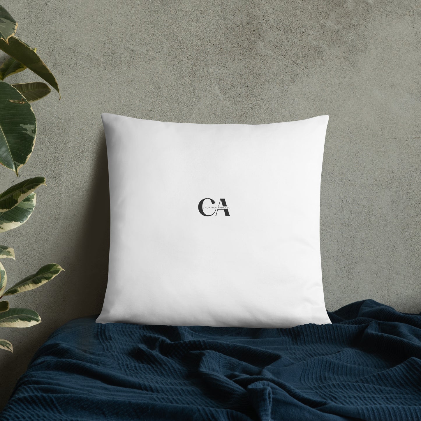 Croatian Waterfront Basic Pillow