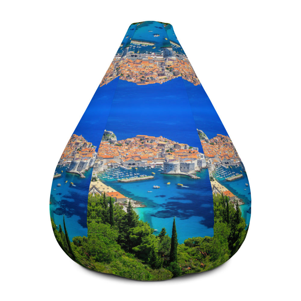 Croatian Landmark Bean Bag Chair Cover