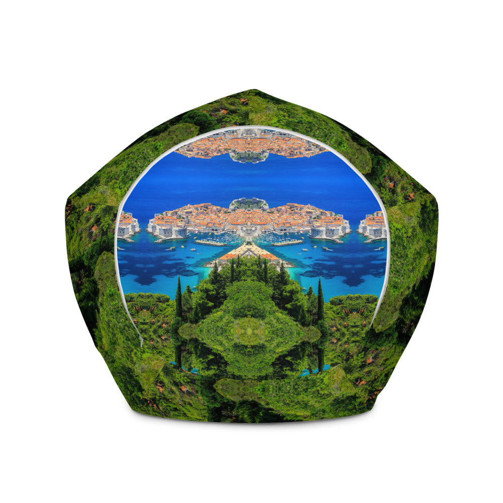 Croatian Landmark Bean Bag Chair Cover