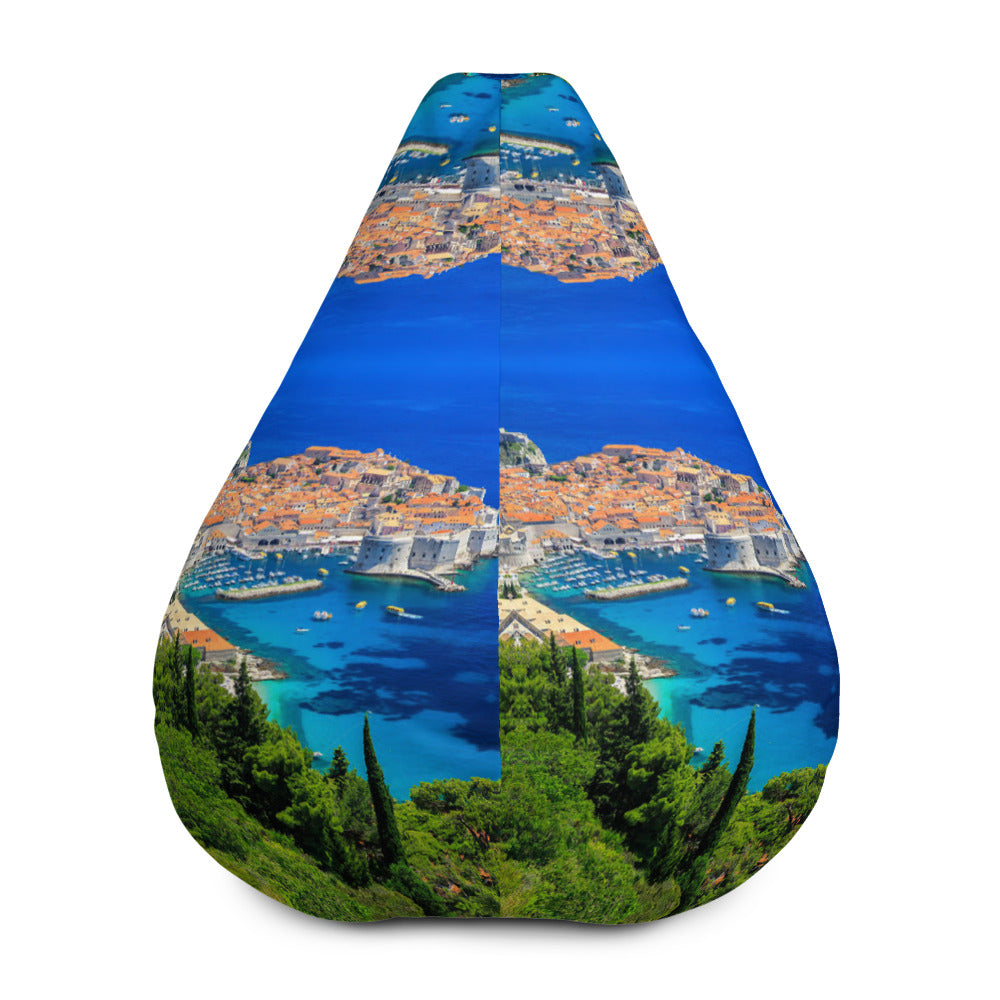 Croatian Landmark Bean Bag Chair Cover