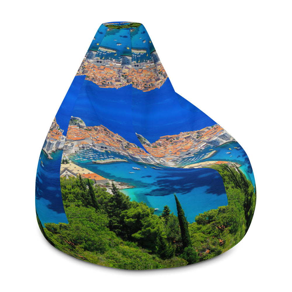 Croatian Landmark Bean Bag Chair Cover