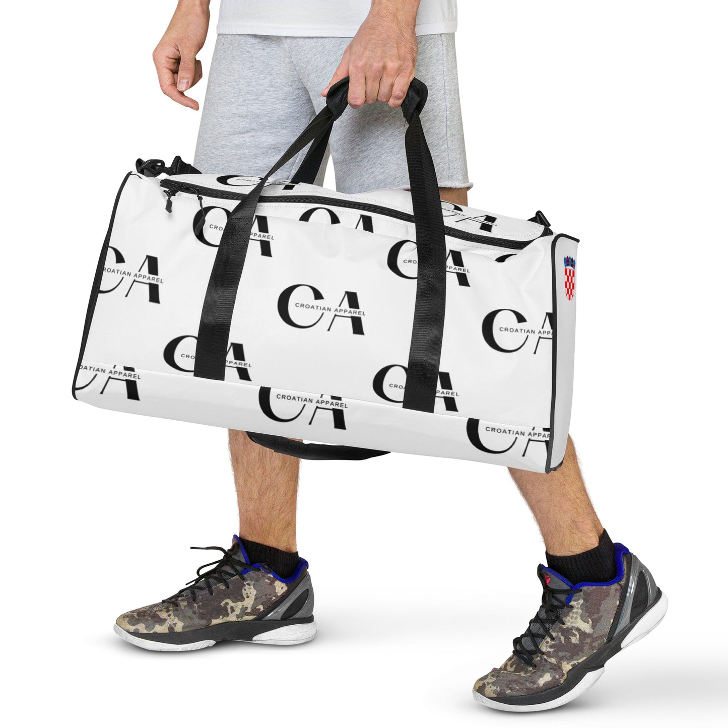 CA Croatian Apparel Staple Duffle bag White