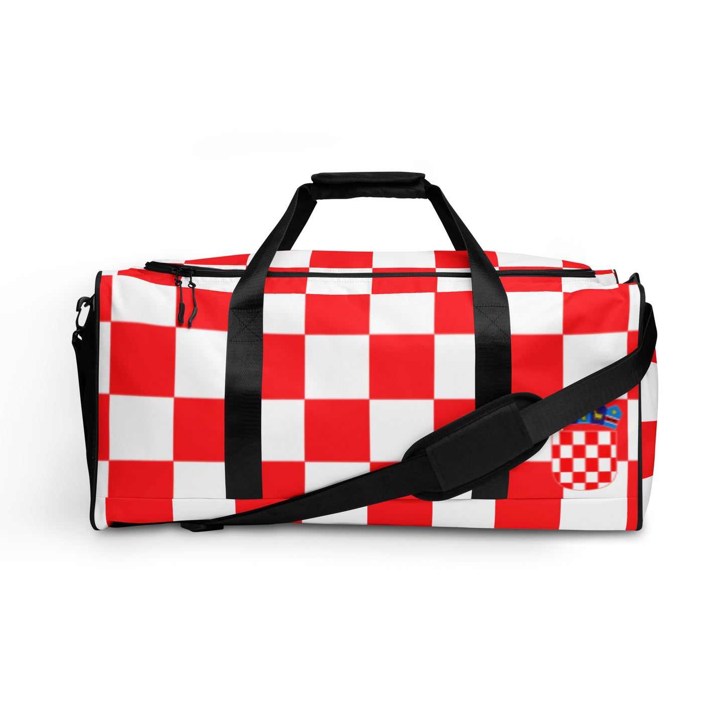 Croatian Red Checkered 'Ajmo' Duffle bag