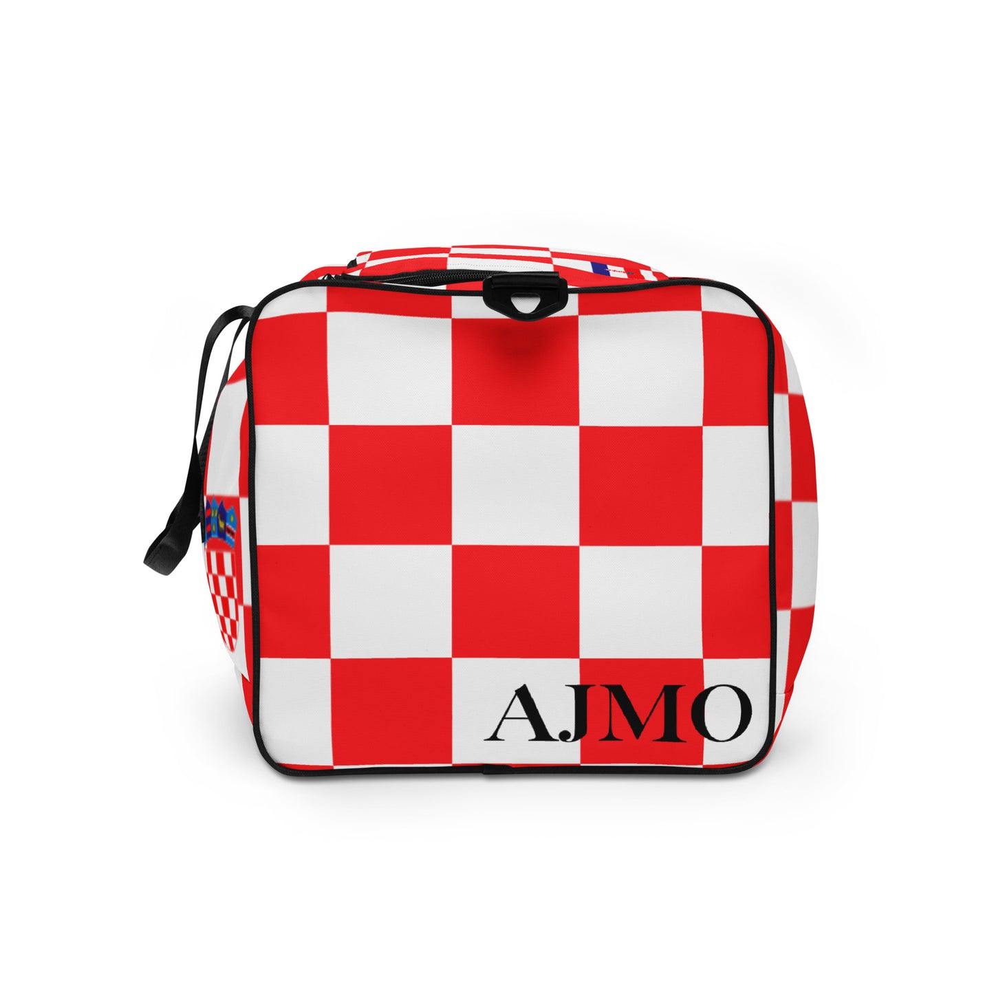Croatian Red Checkered 'Ajmo' Duffle bag
