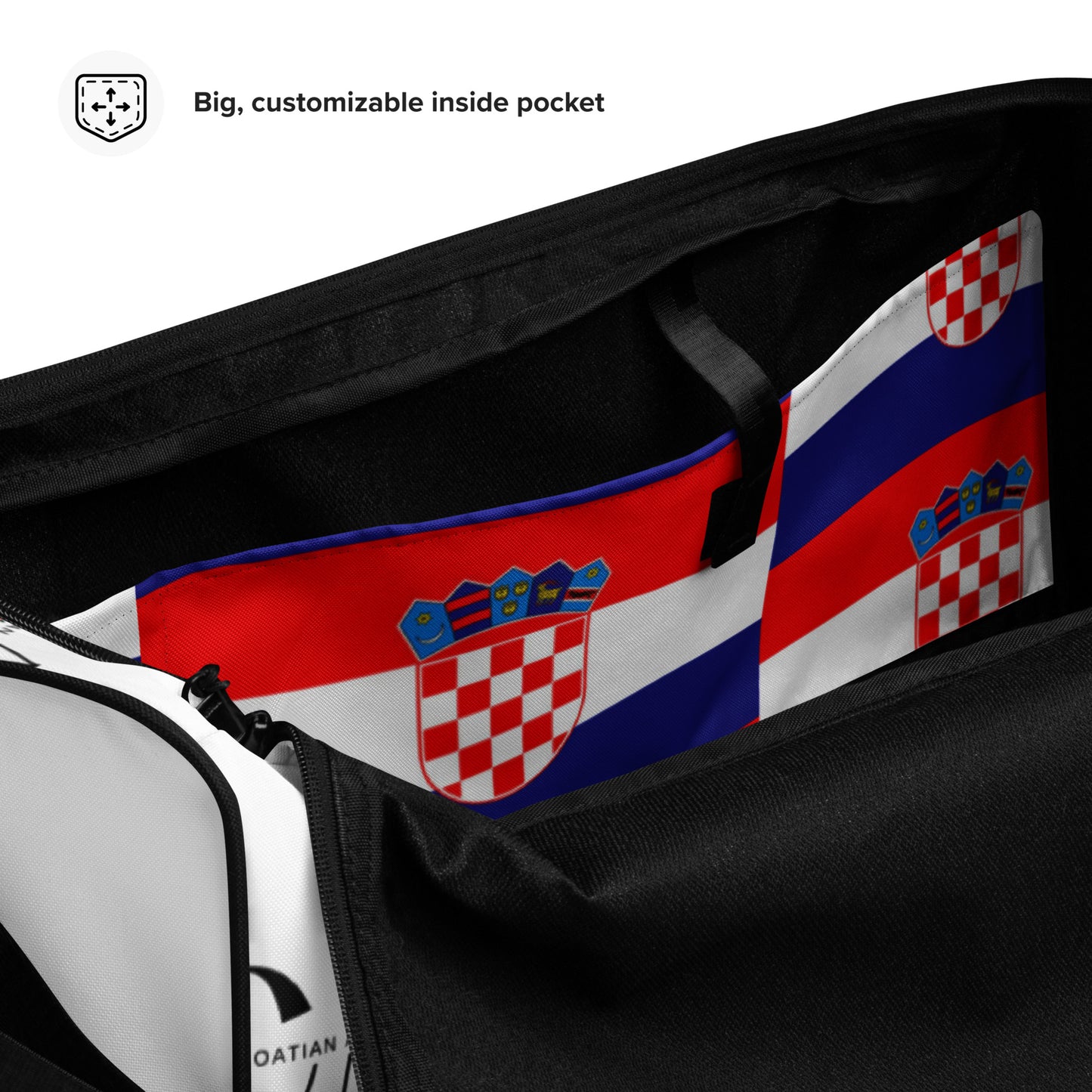 CA Croatian Apparel Staple Duffle bag White