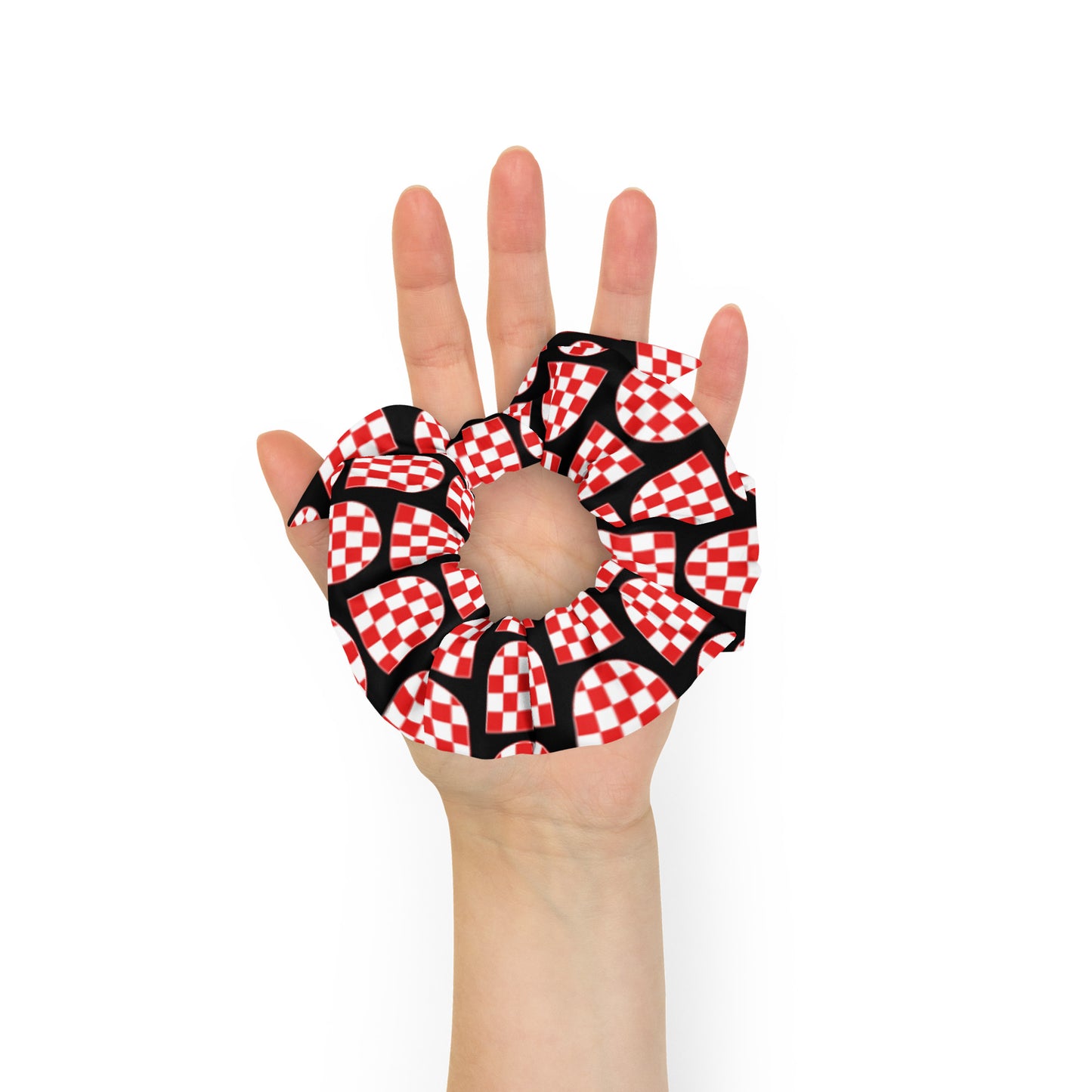 Croatian Apparel Old Grb Black Scrunchie
