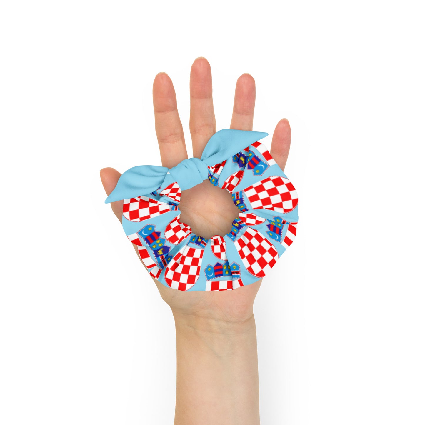 Croatian Apparel Columbian Blue Scrunchie