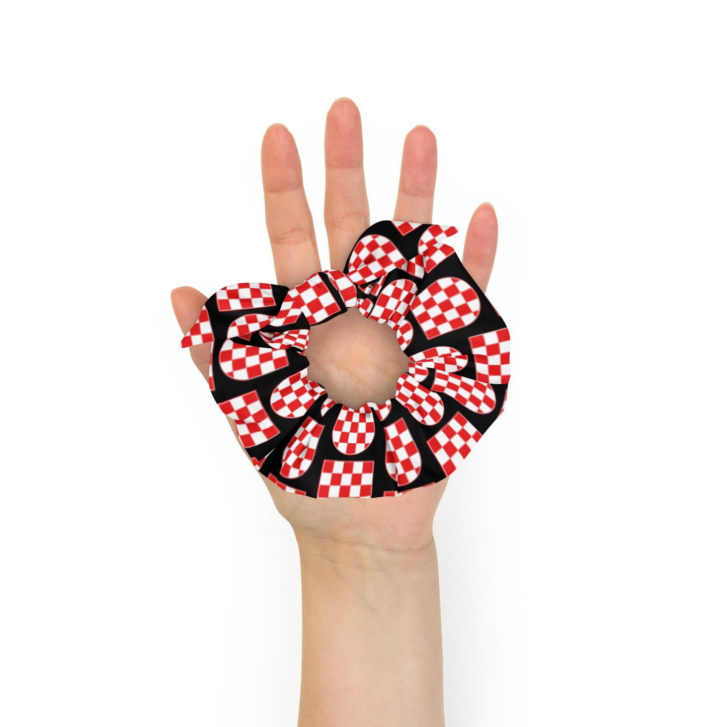 Croatian Apparel Old Grb Black Scrunchie