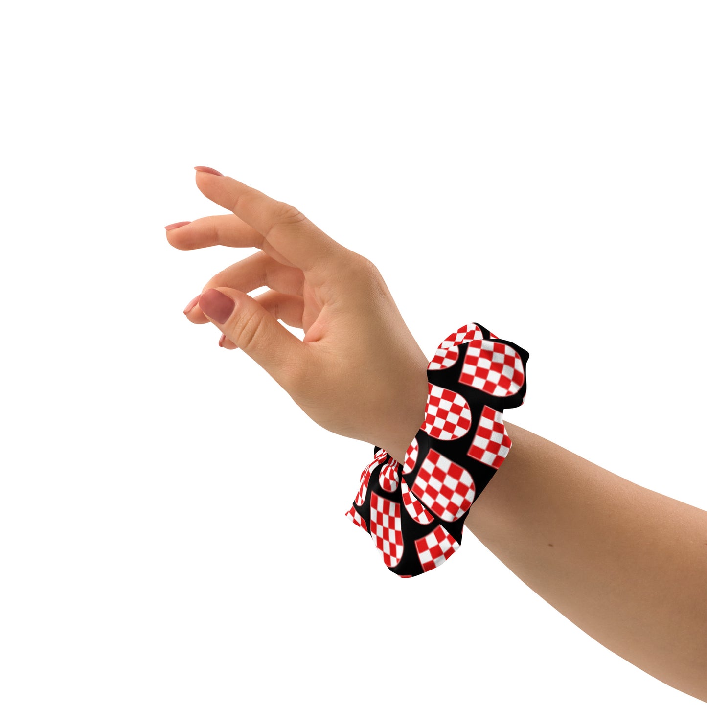 Croatian Apparel Old Grb Black Scrunchie