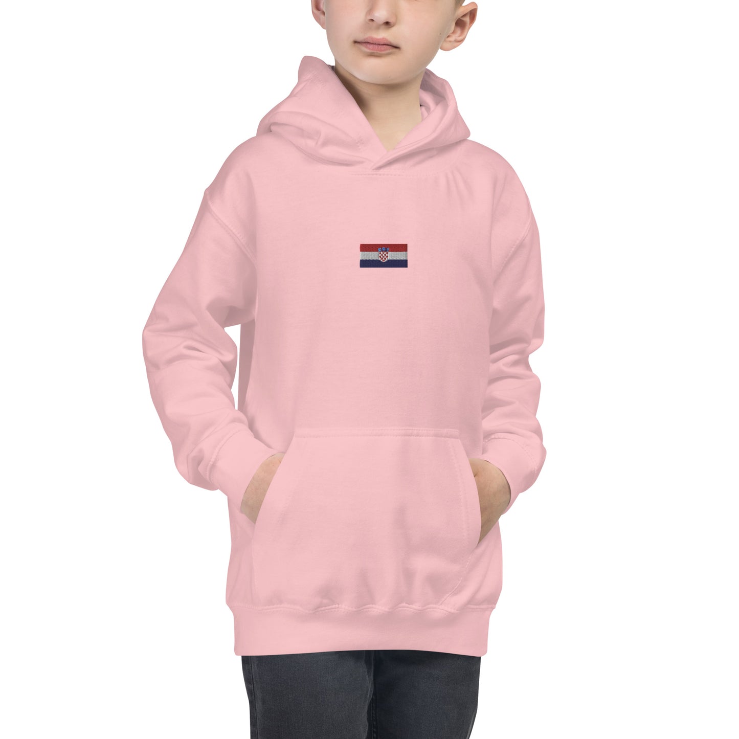 Essential Croatian Flag Unisex Kids Hoodie