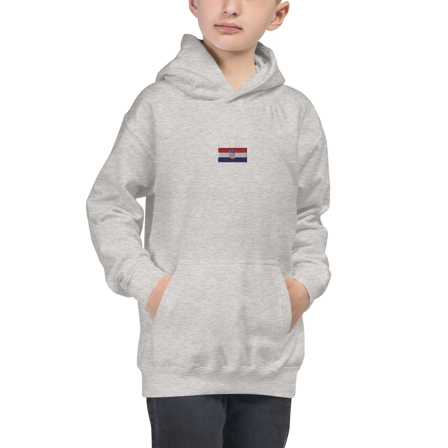 Essential Croatian Flag Unisex Kids Hoodie