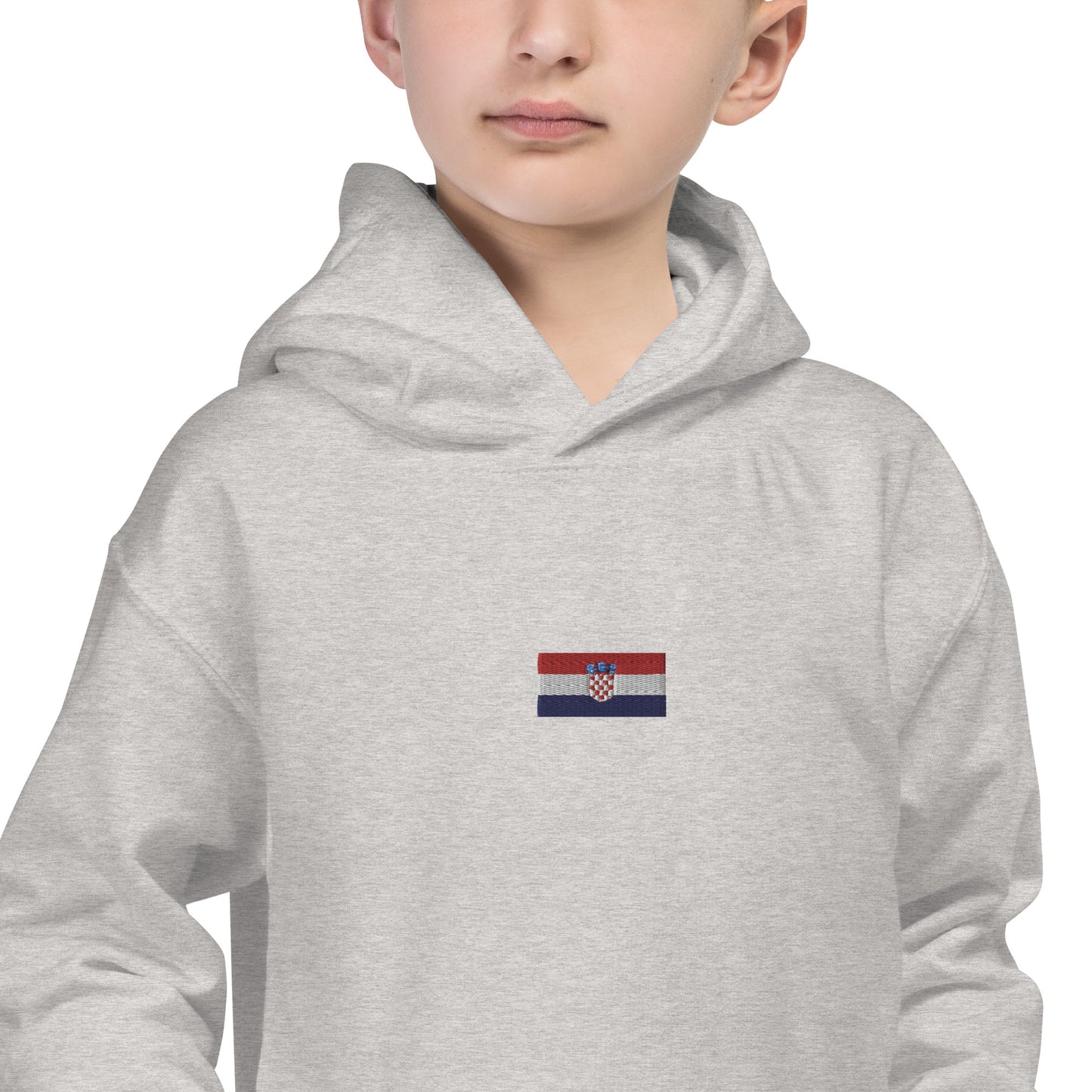 Essential Croatian Flag Unisex Kids Hoodie