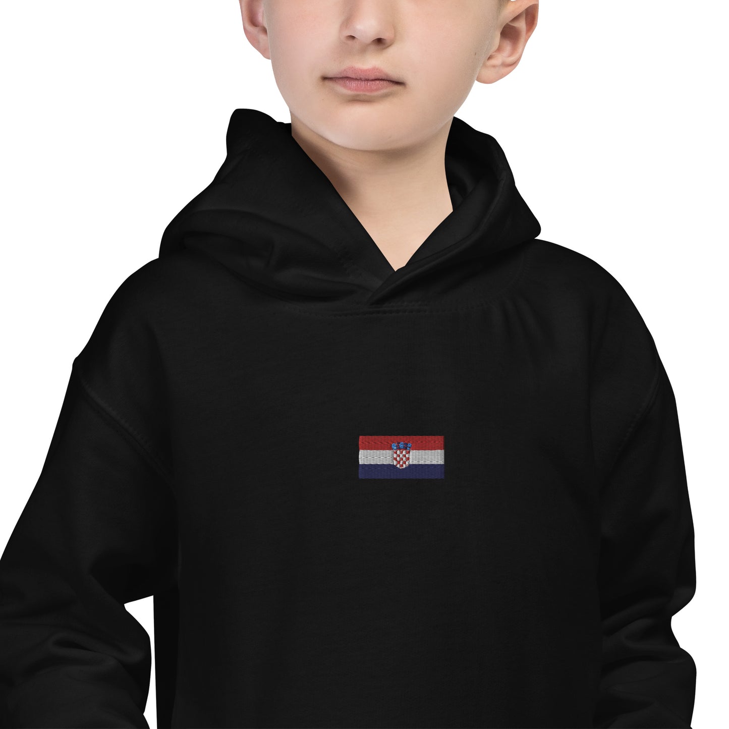 Essential Croatian Flag Unisex Kids Hoodie
