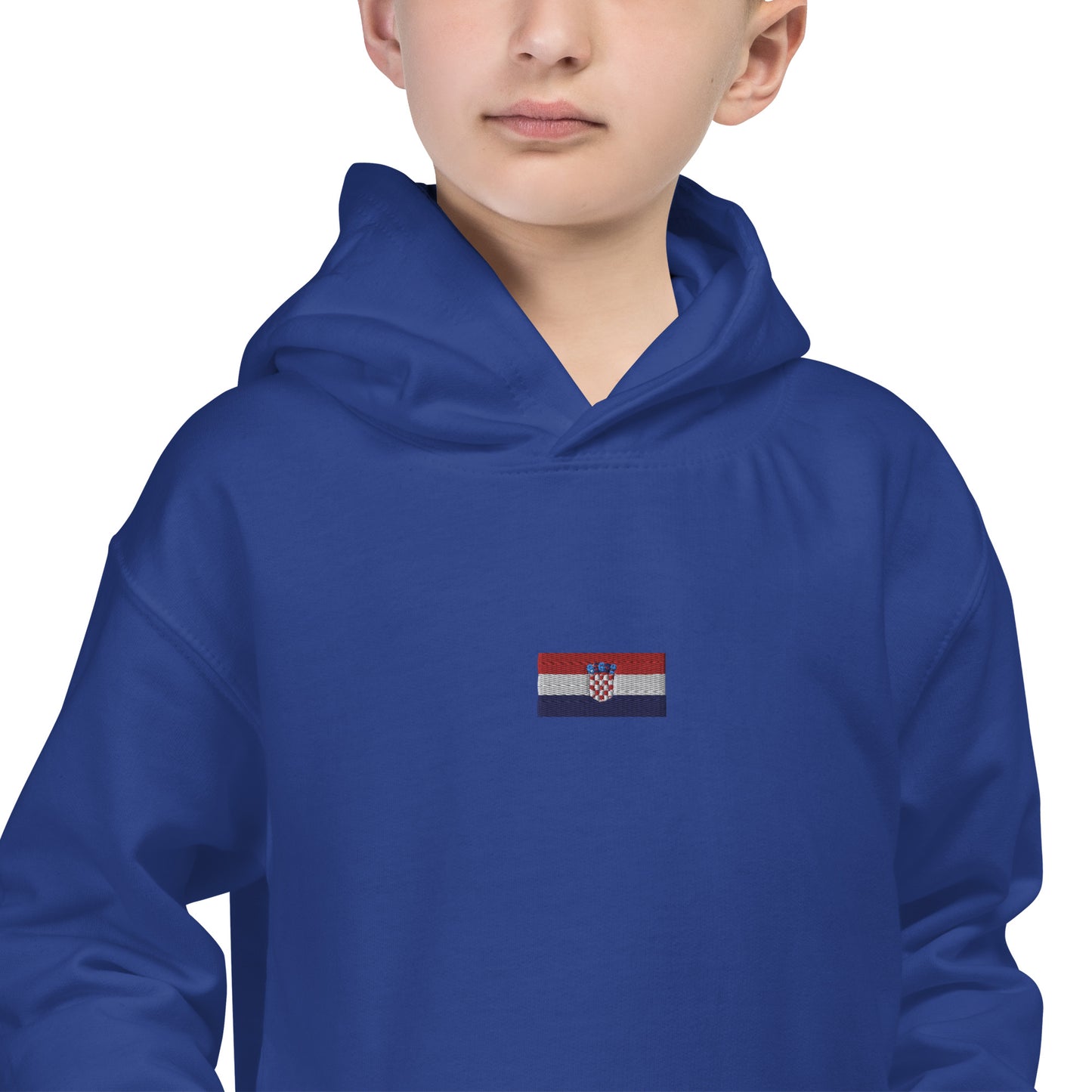 Essential Croatian Flag Unisex Kids Hoodie