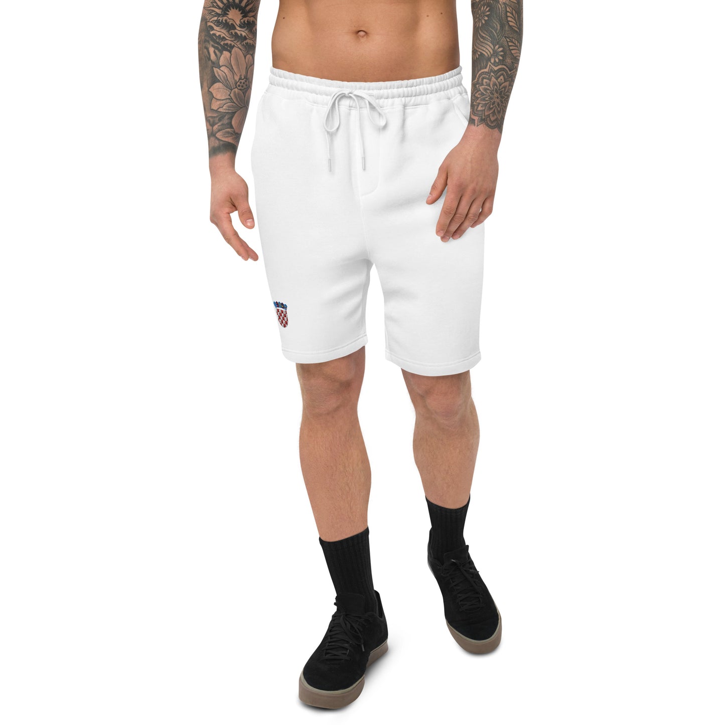 Croatian Grb Men's fleece shorts