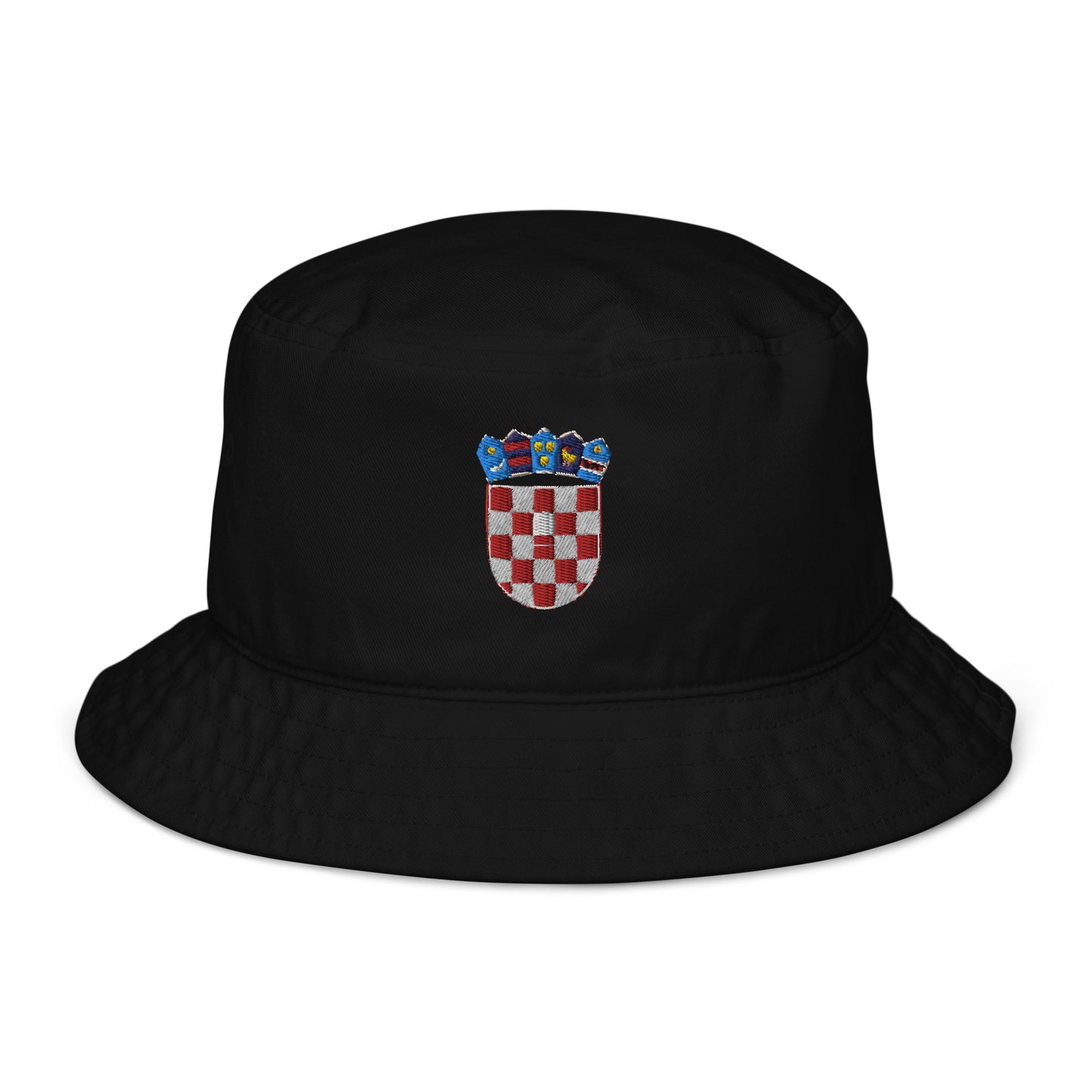 Croatian Grb Organic bucket hat