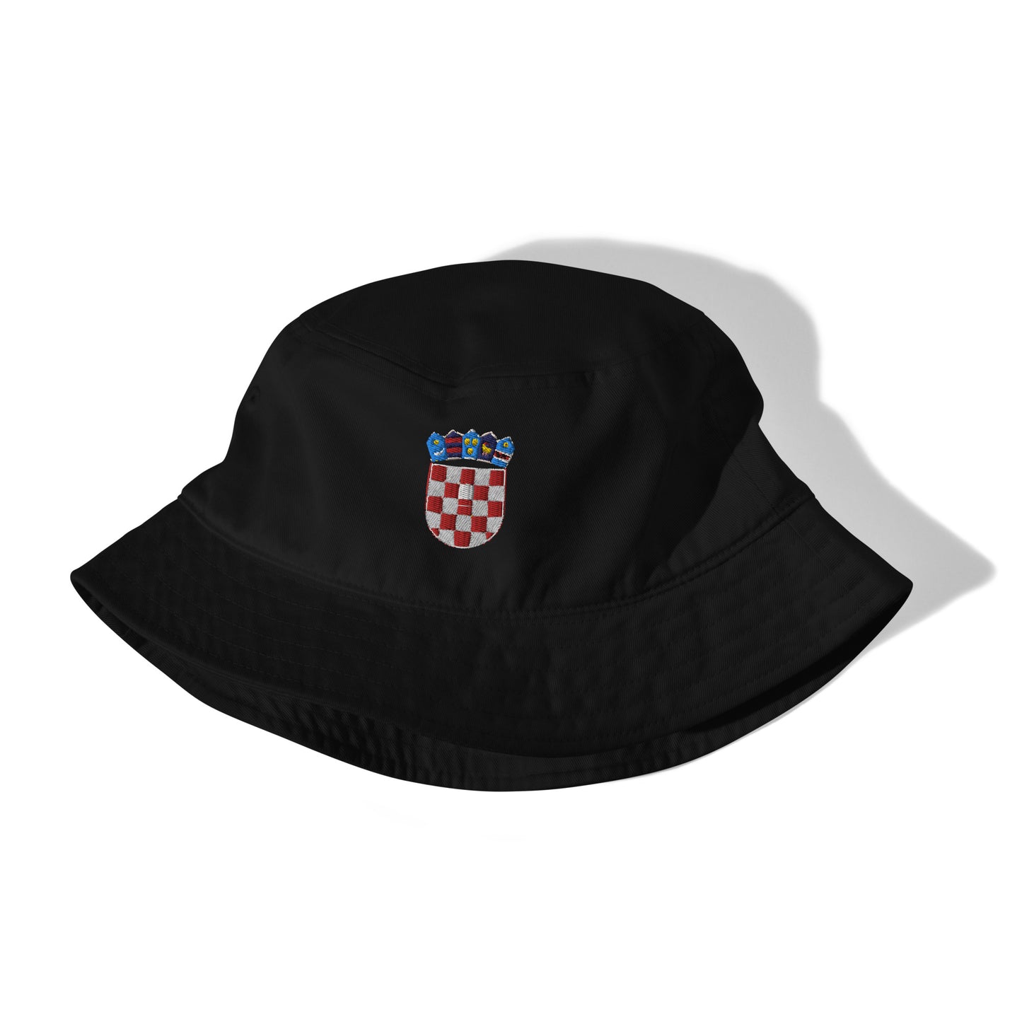 Croatian Grb Organic bucket hat
