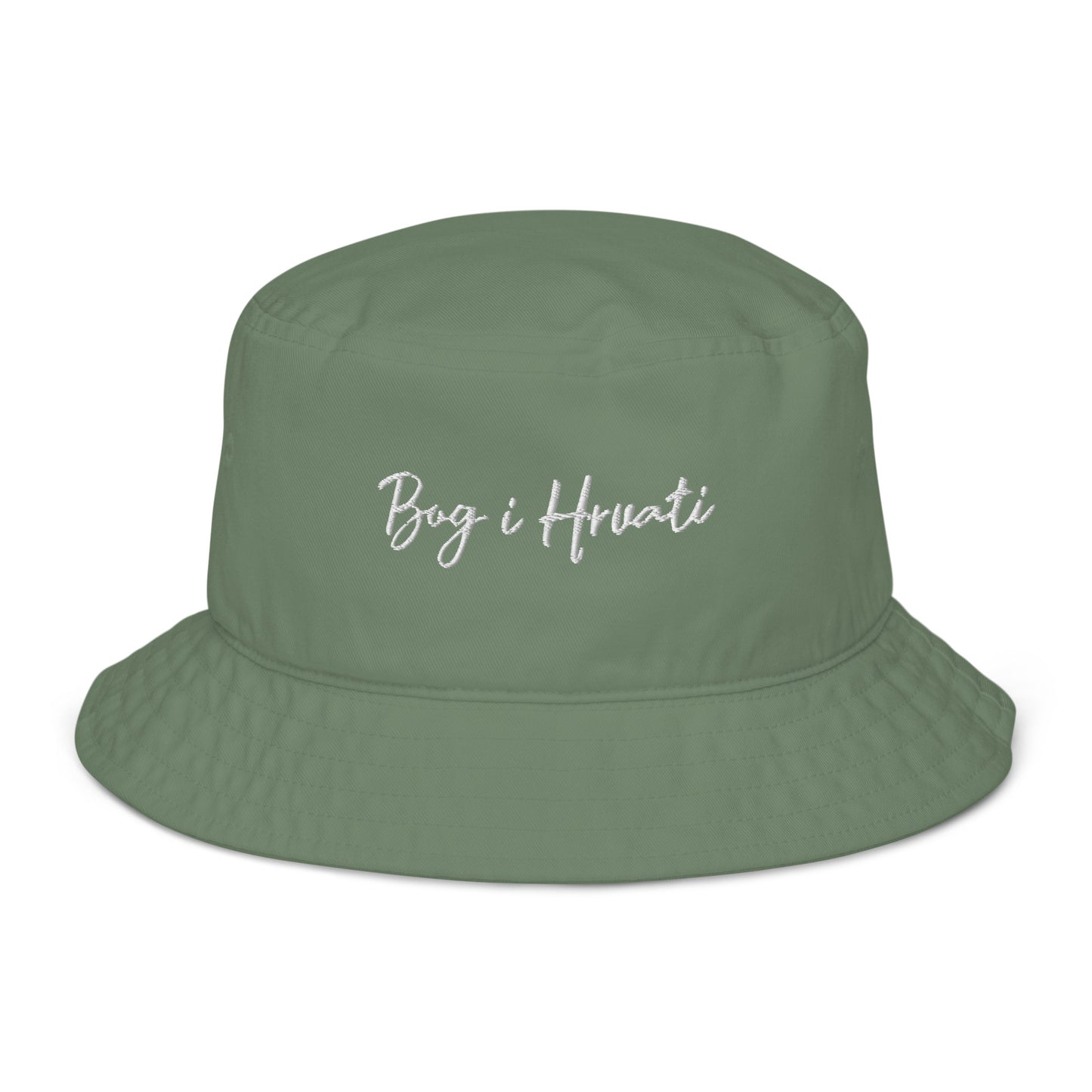 Unisex Bog i Hrvati Organic bucket hat