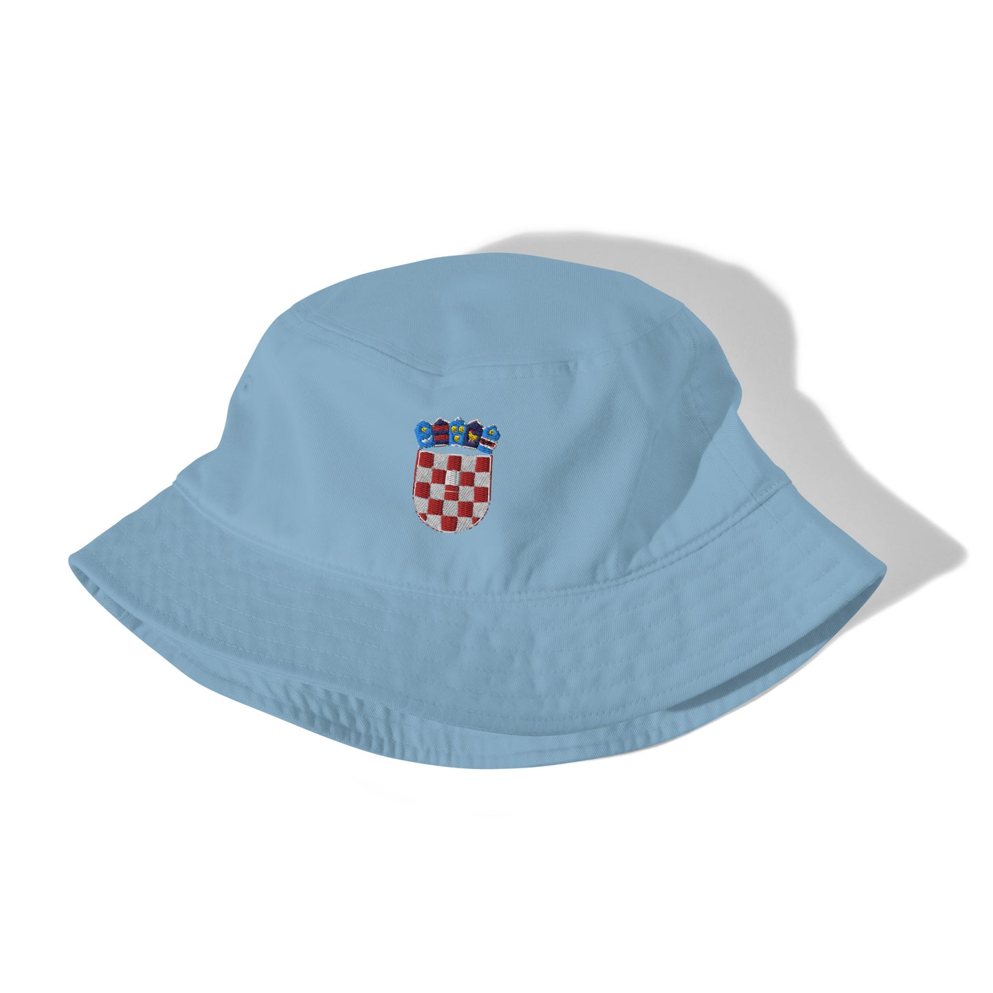 Croatian Grb Organic bucket hat