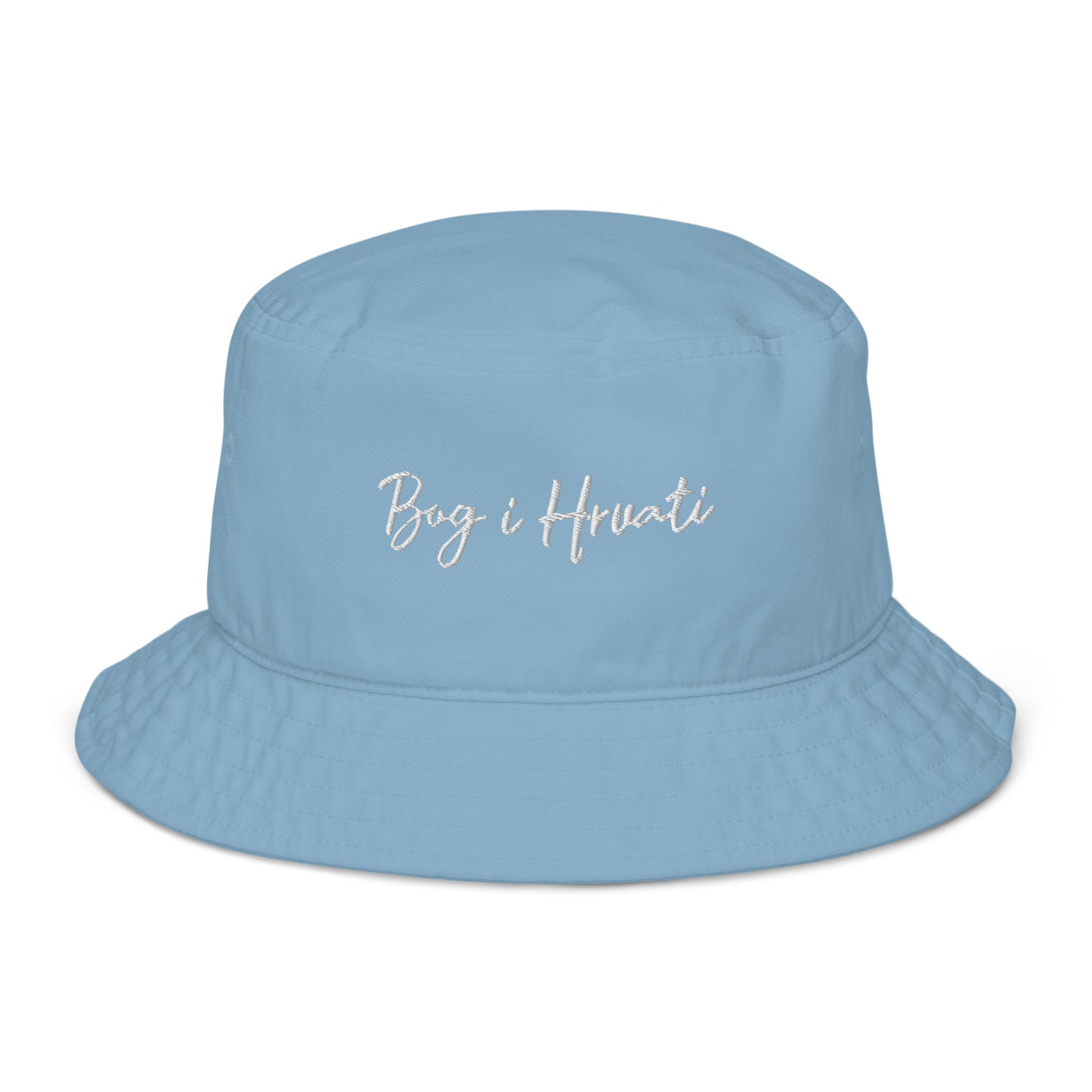 Unisex Bog i Hrvati Organic bucket hat