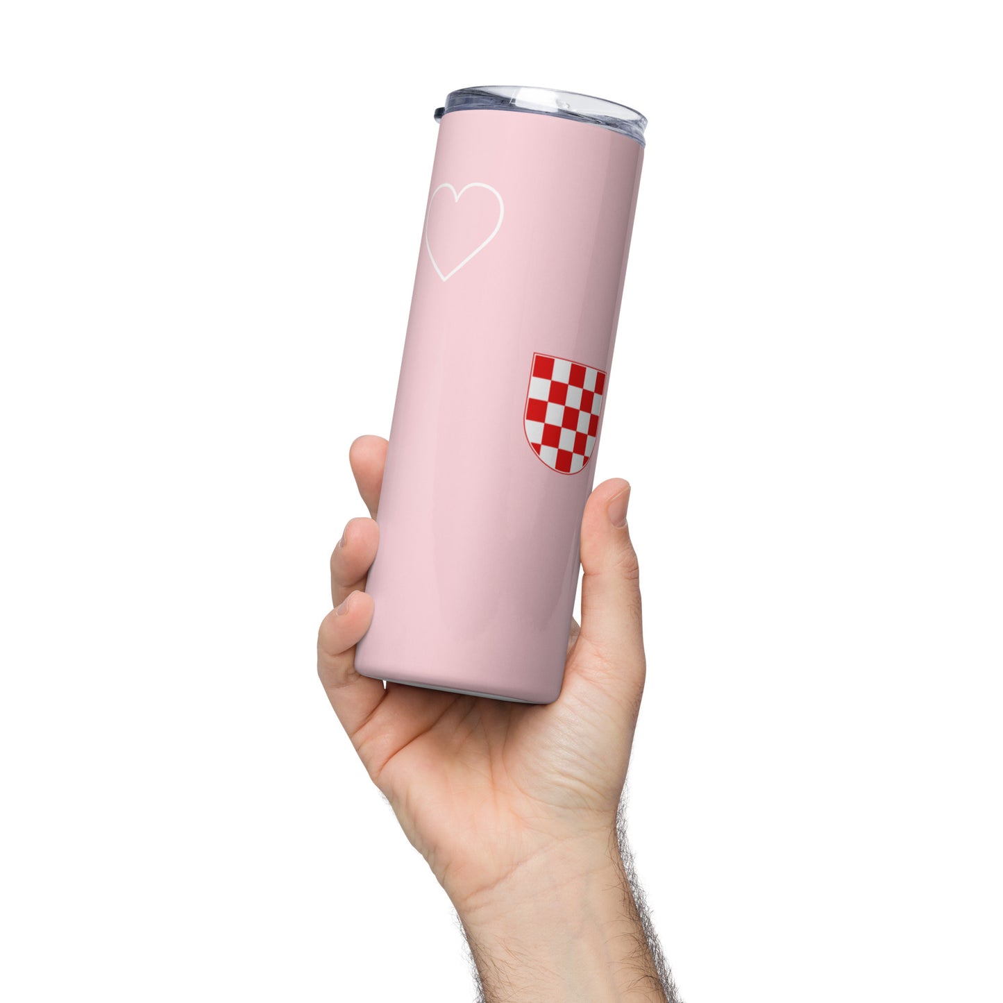 Hrvatska Hearts Stainless steel tumbler