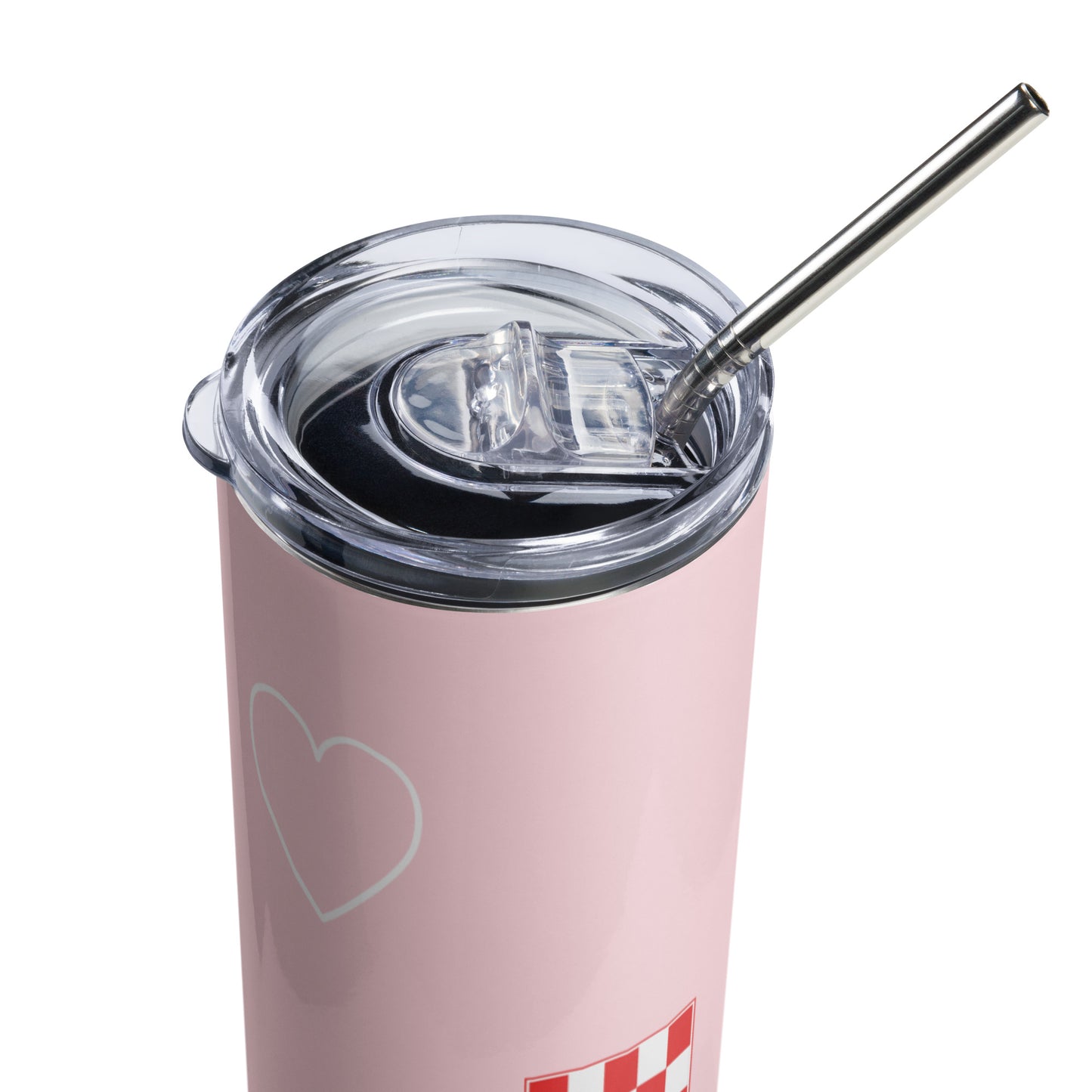 Hrvatska Hearts Stainless steel tumbler