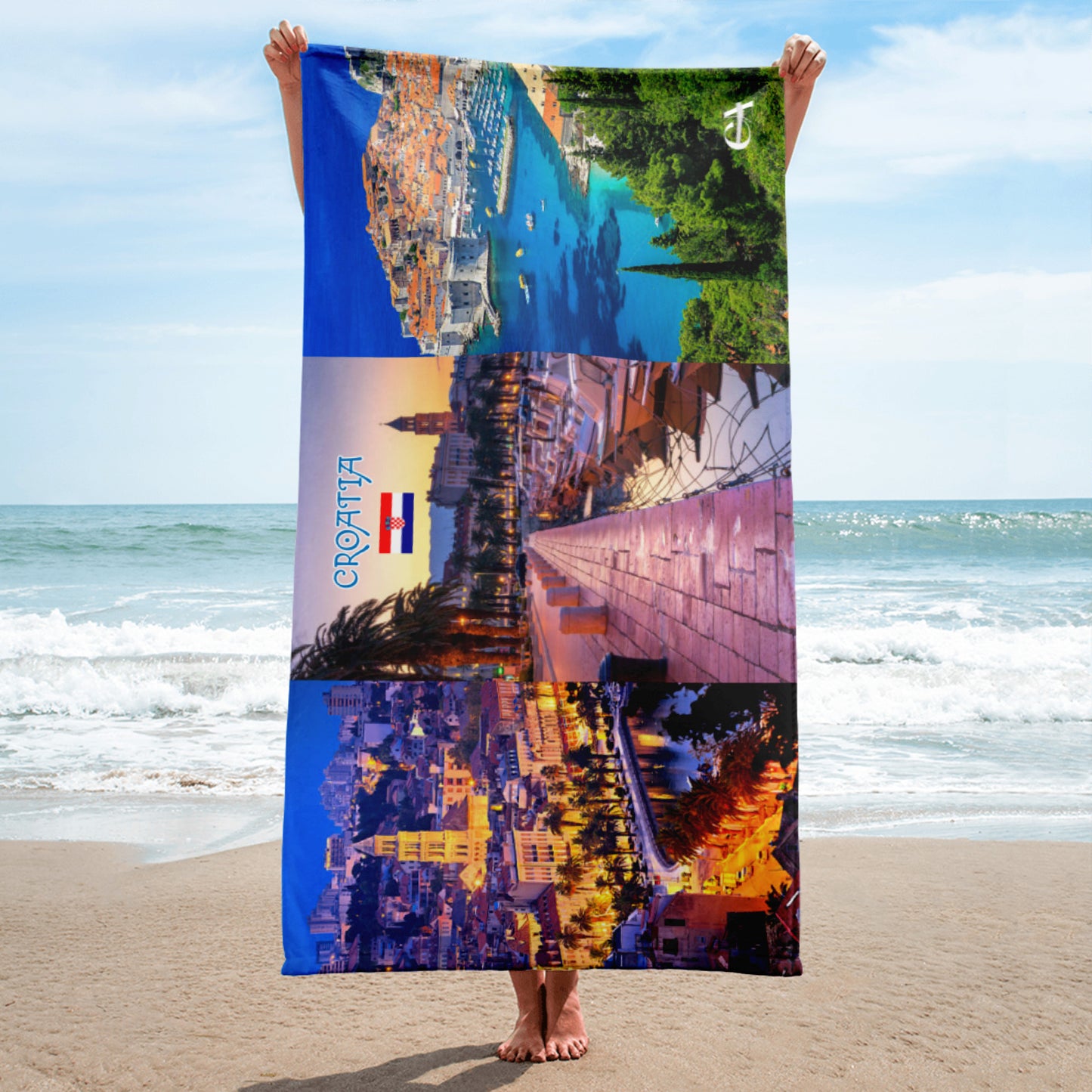 Premium Croatia Graphics Towel