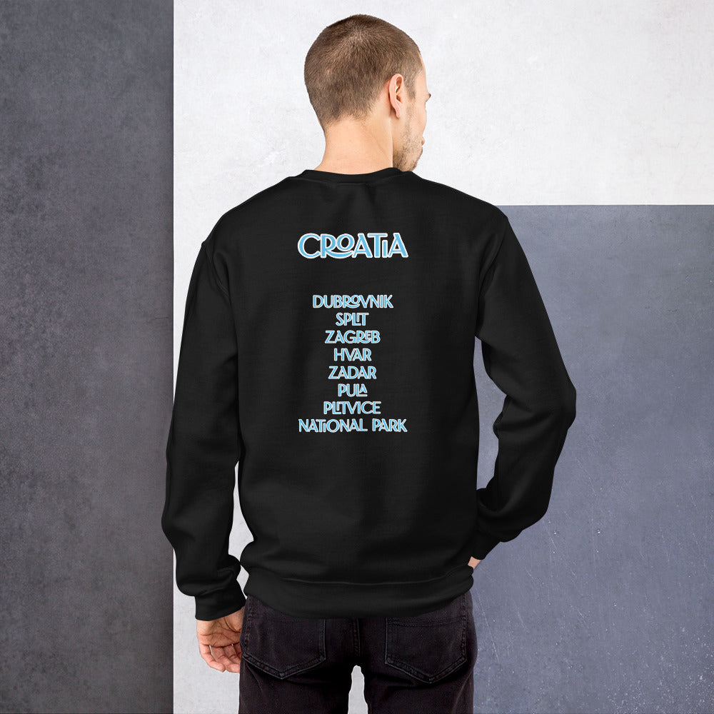 CA croatian apparel blue Unisex Sweatshirt