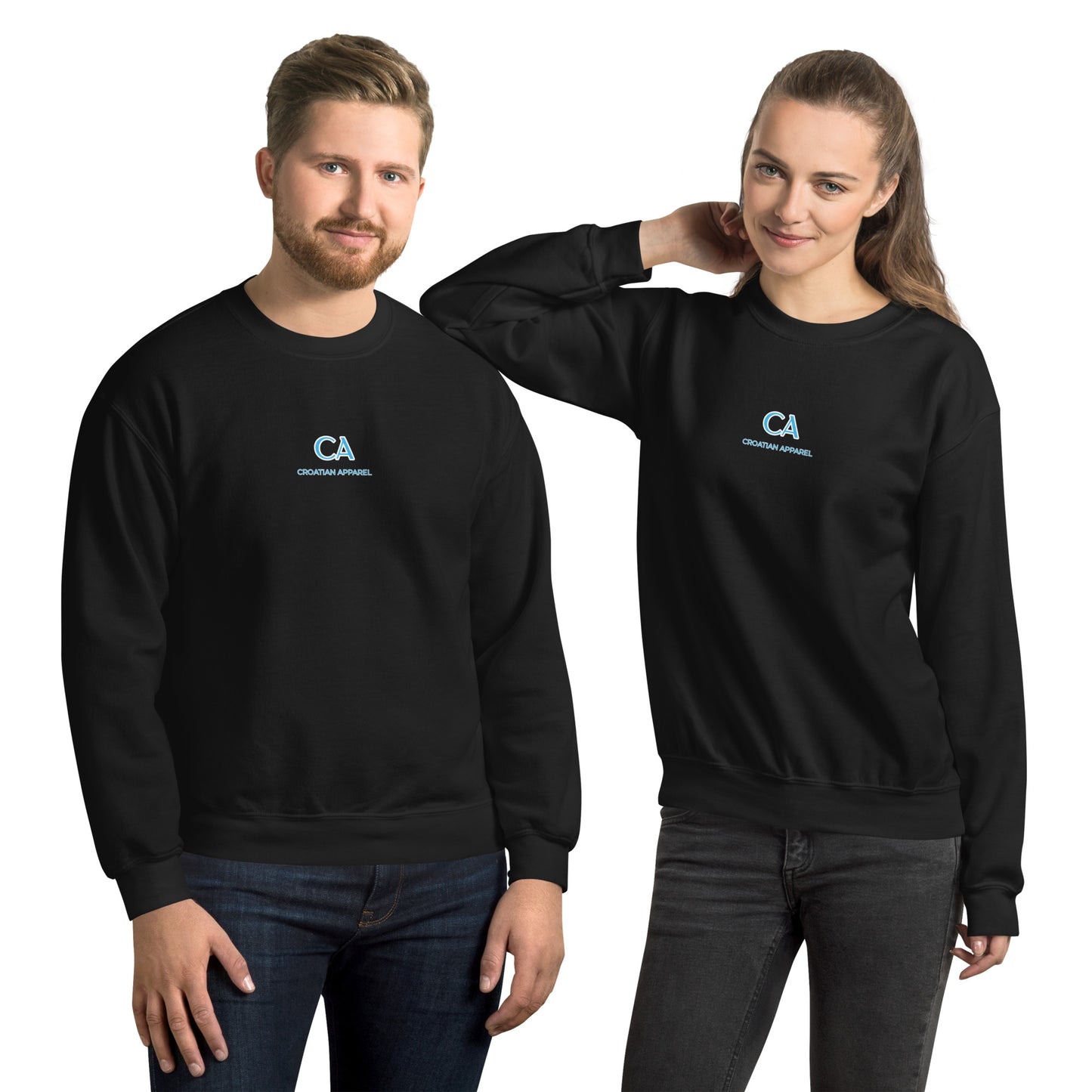 CA croatian apparel blue Unisex Sweatshirt