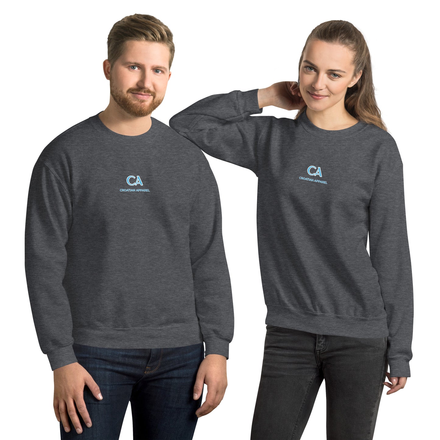 CA croatian apparel blue Unisex Sweatshirt