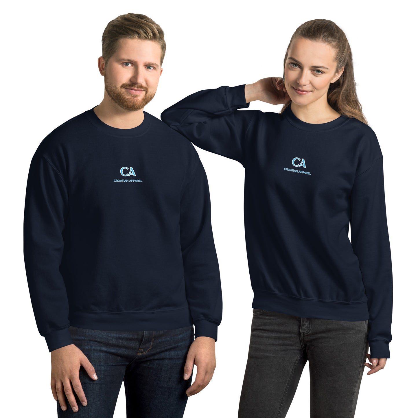 CA croatian apparel blue Unisex Sweatshirt