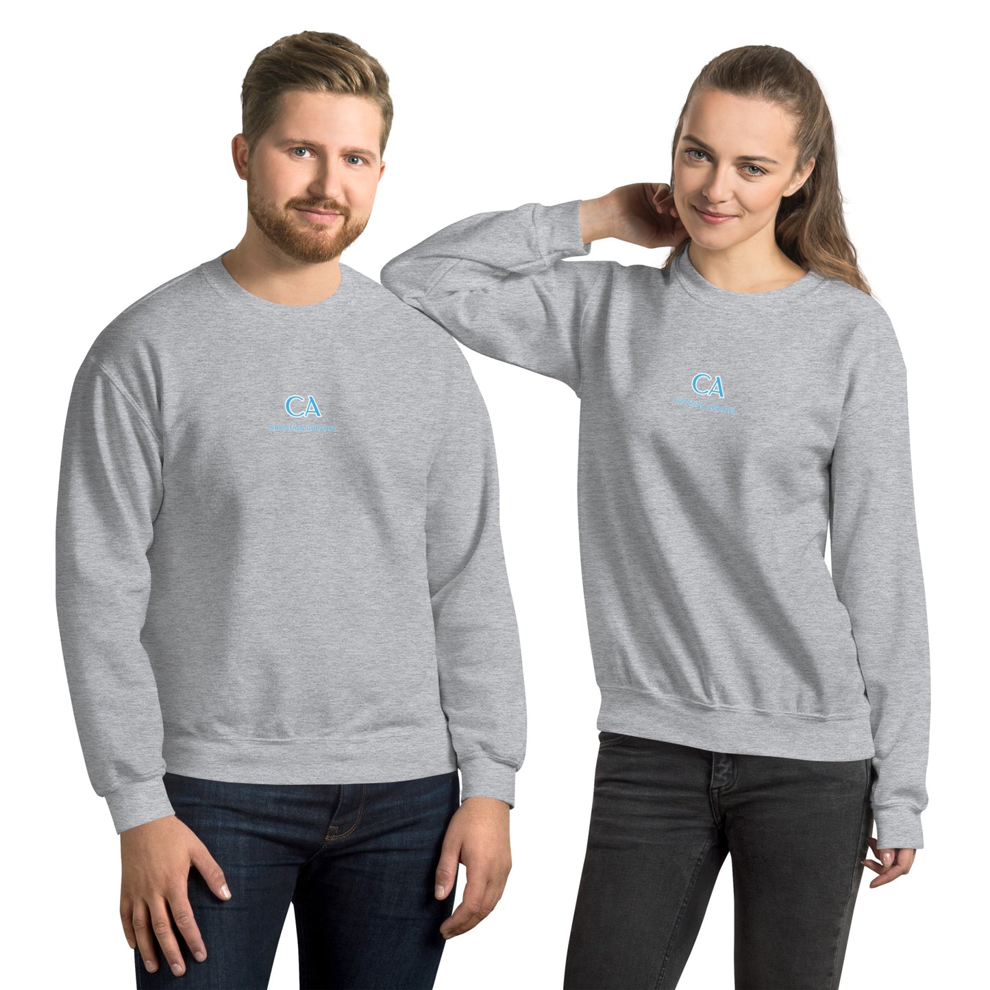 CA croatian apparel blue Unisex Sweatshirt