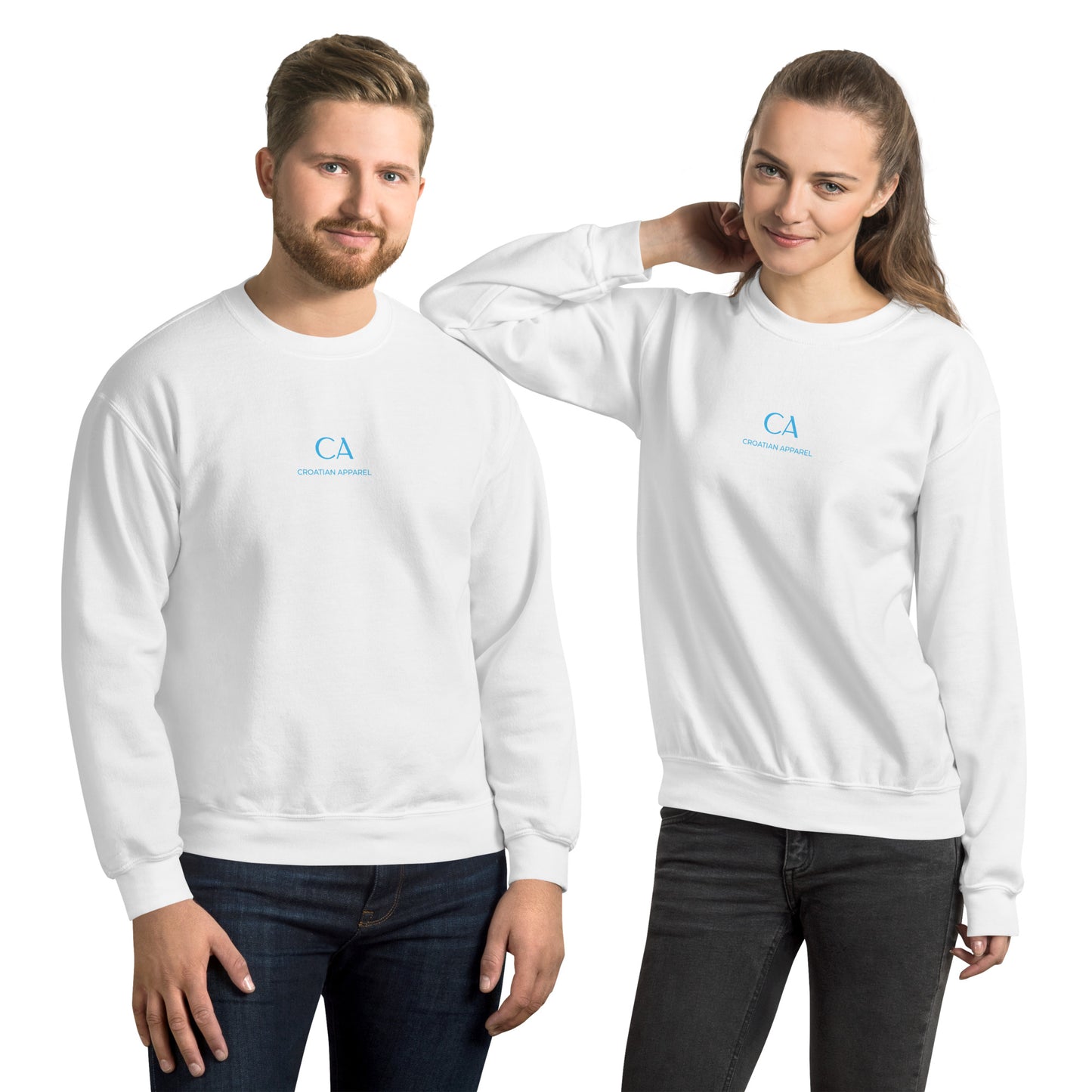 CA croatian apparel blue Unisex Sweatshirt
