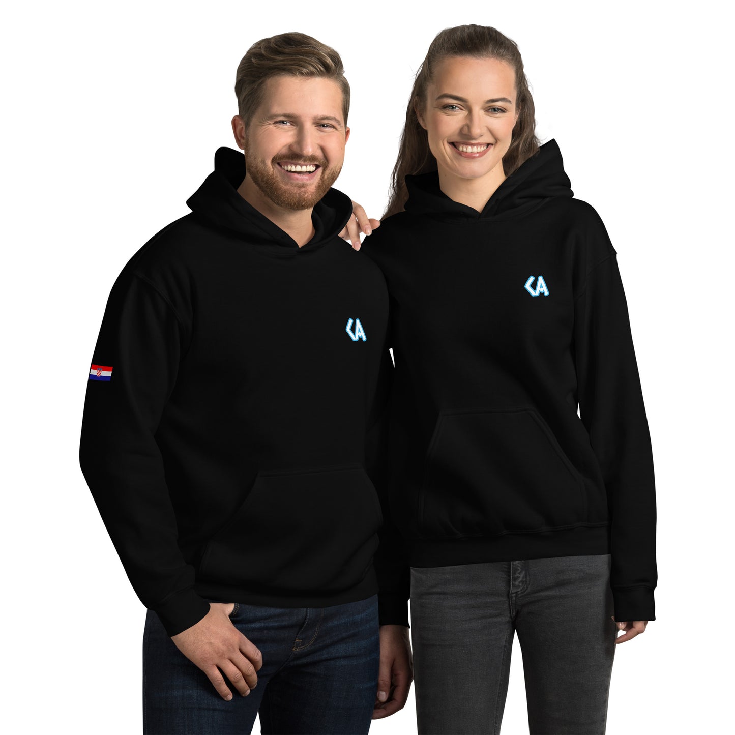 Croatian Cities Unisex Hoodie Style 1
