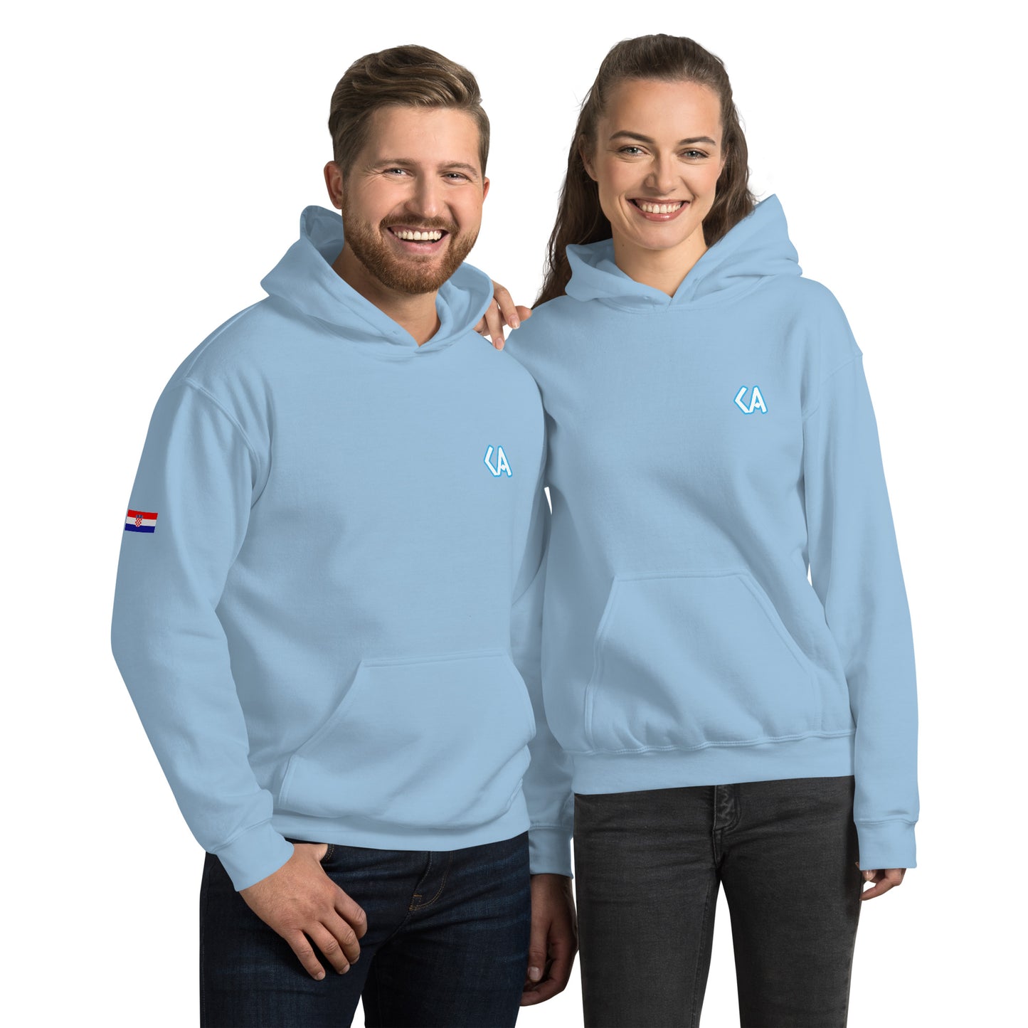 Croatian Cities Unisex Hoodie Style 1