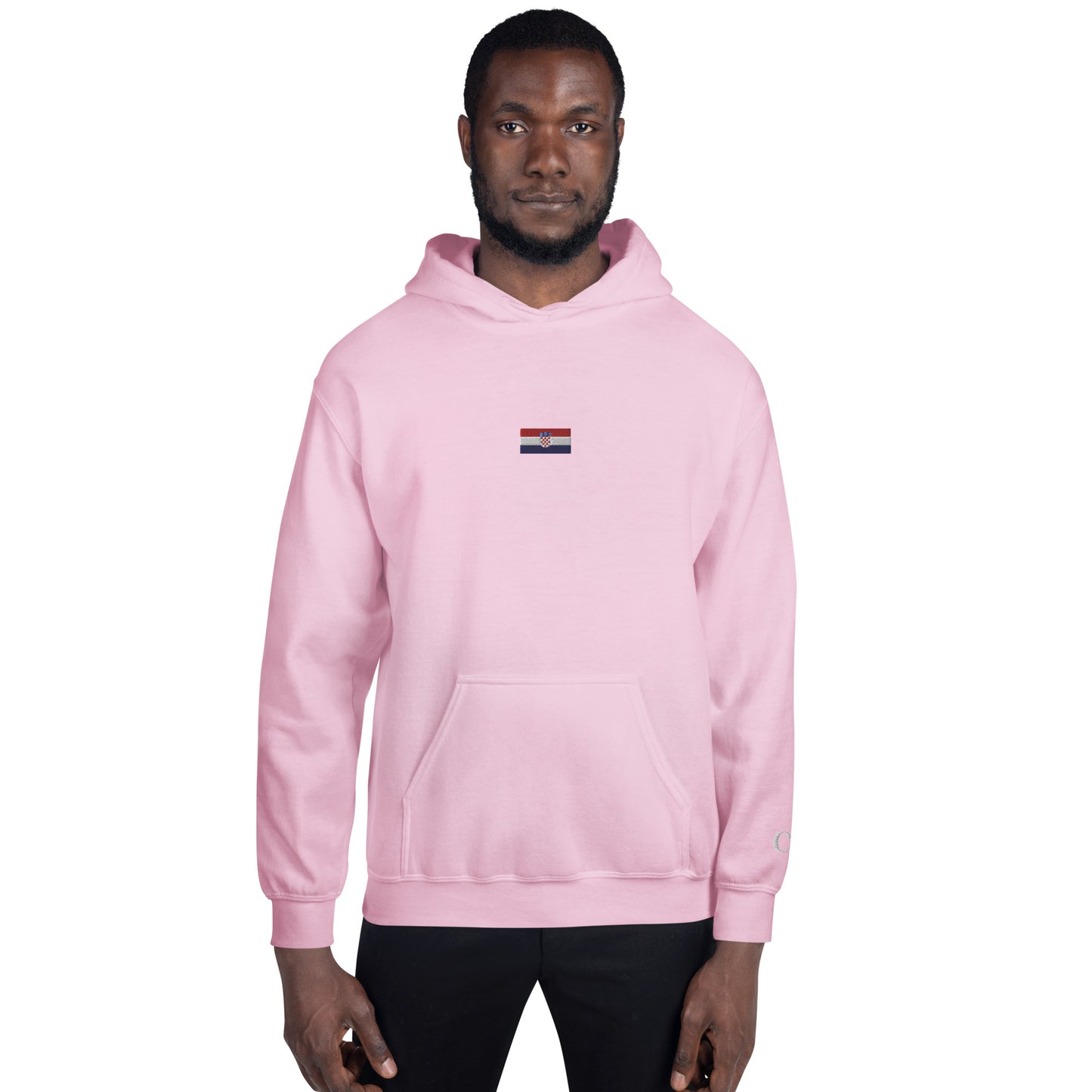 World Cup Tour 22 Croatian Unisex Hoodie - blue writing