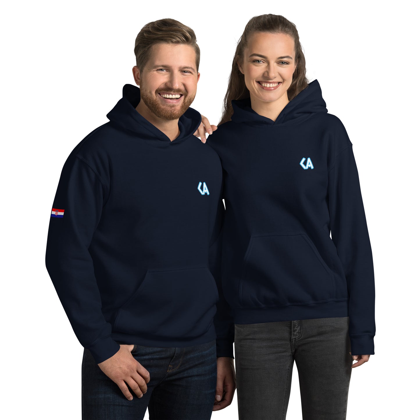 Croatian Cities Unisex Hoodie Style 1