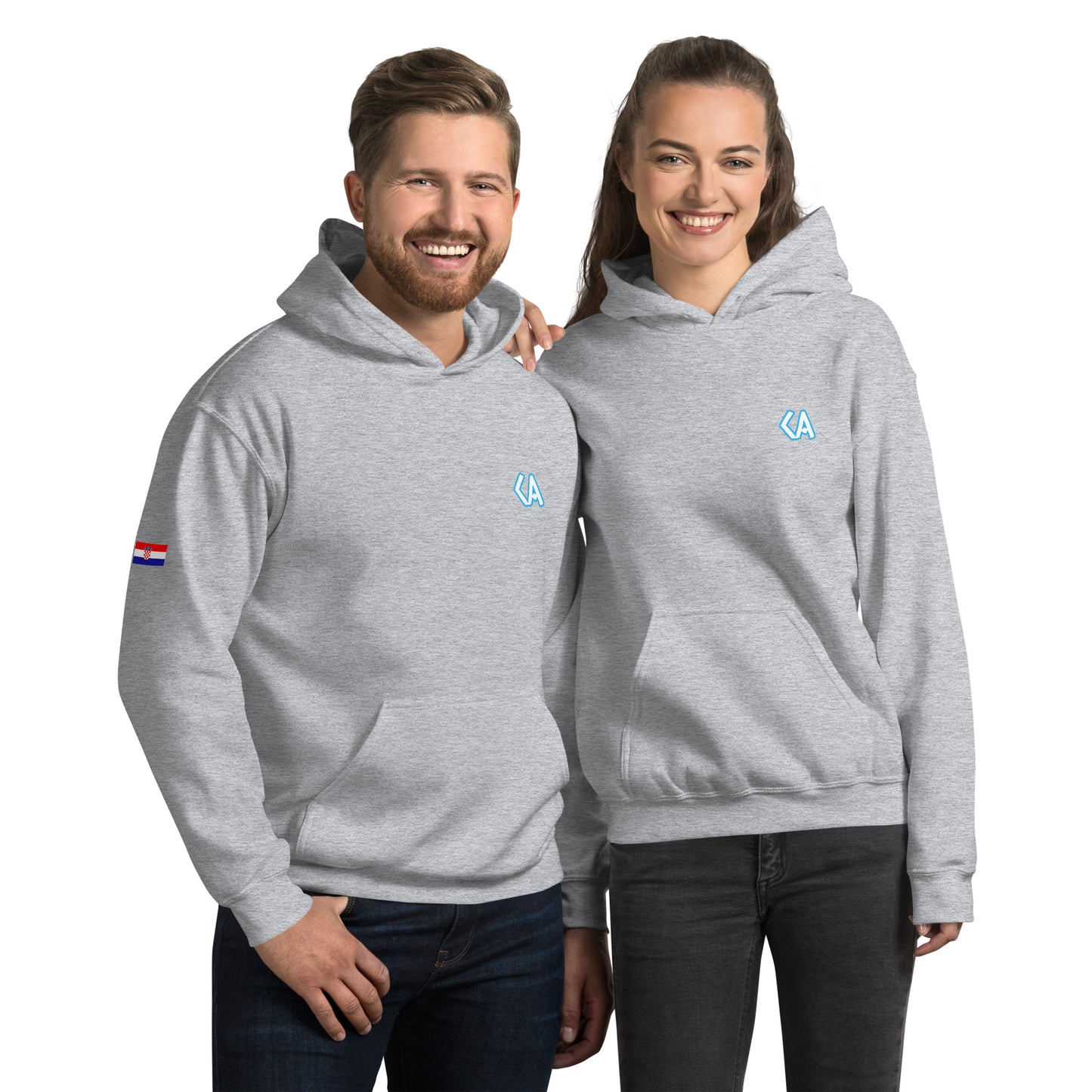 Croatian Cities Unisex Hoodie Style 1
