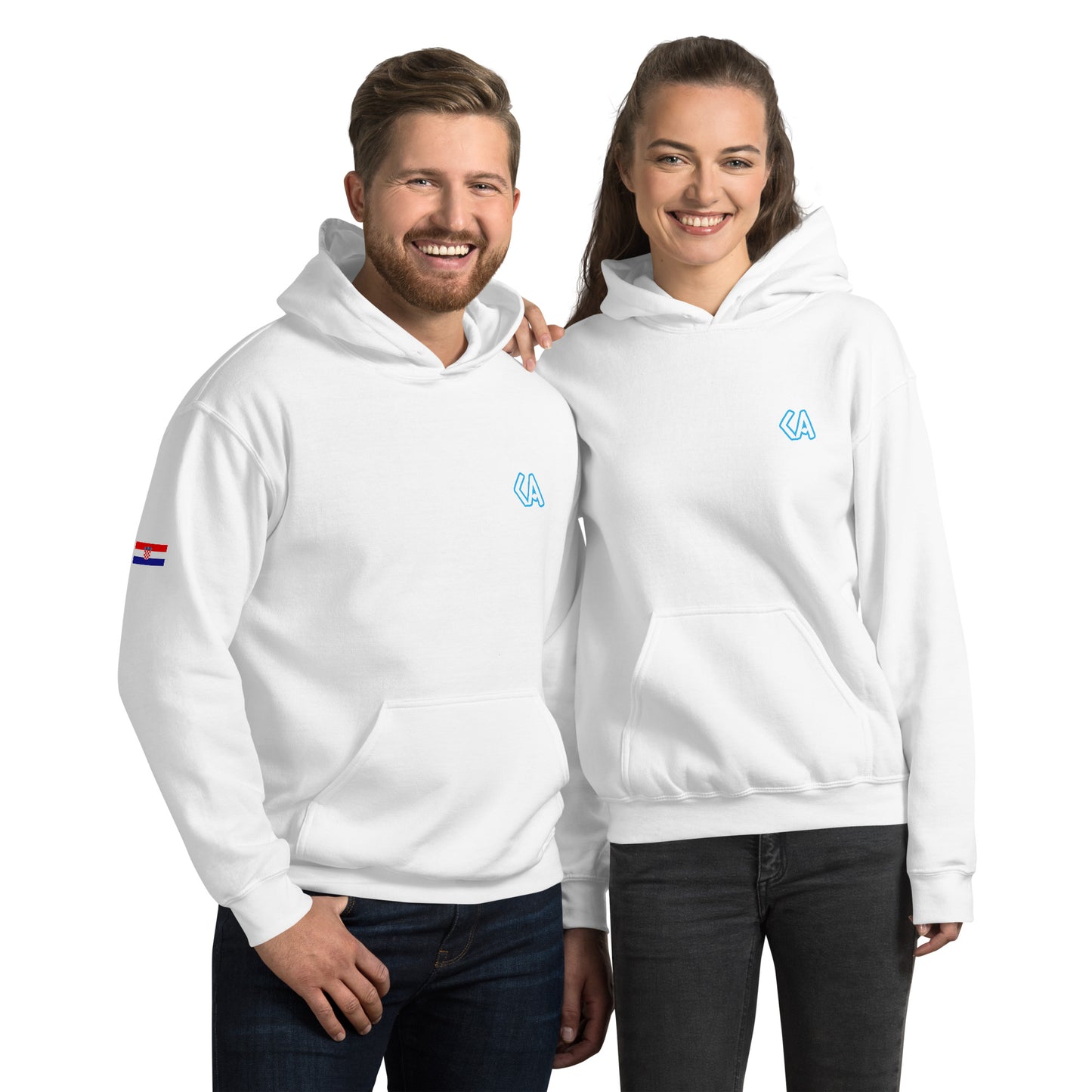 Croatian Cities Unisex Hoodie Style 1