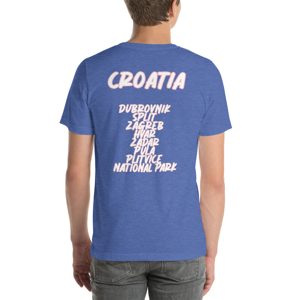 Croatia Cities Staple Tee Unisex t-shirt
