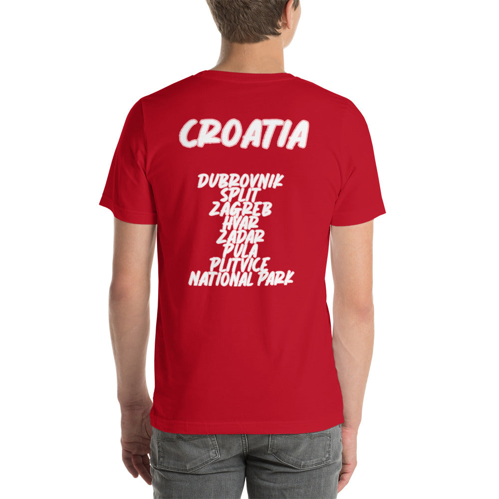Croatia Cities Staple Tee Unisex t-shirt
